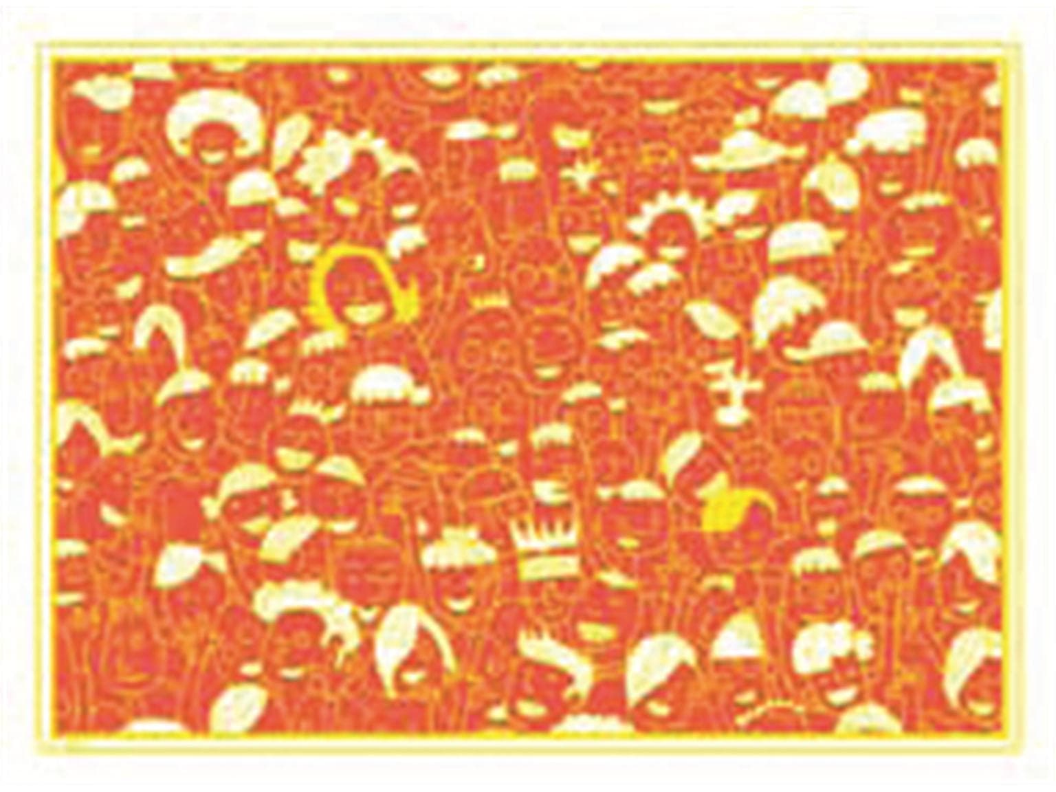 Tovaglietta americana 1 velo, 30 x 40 cm, goffrata, bordo dritto, con stampa standard