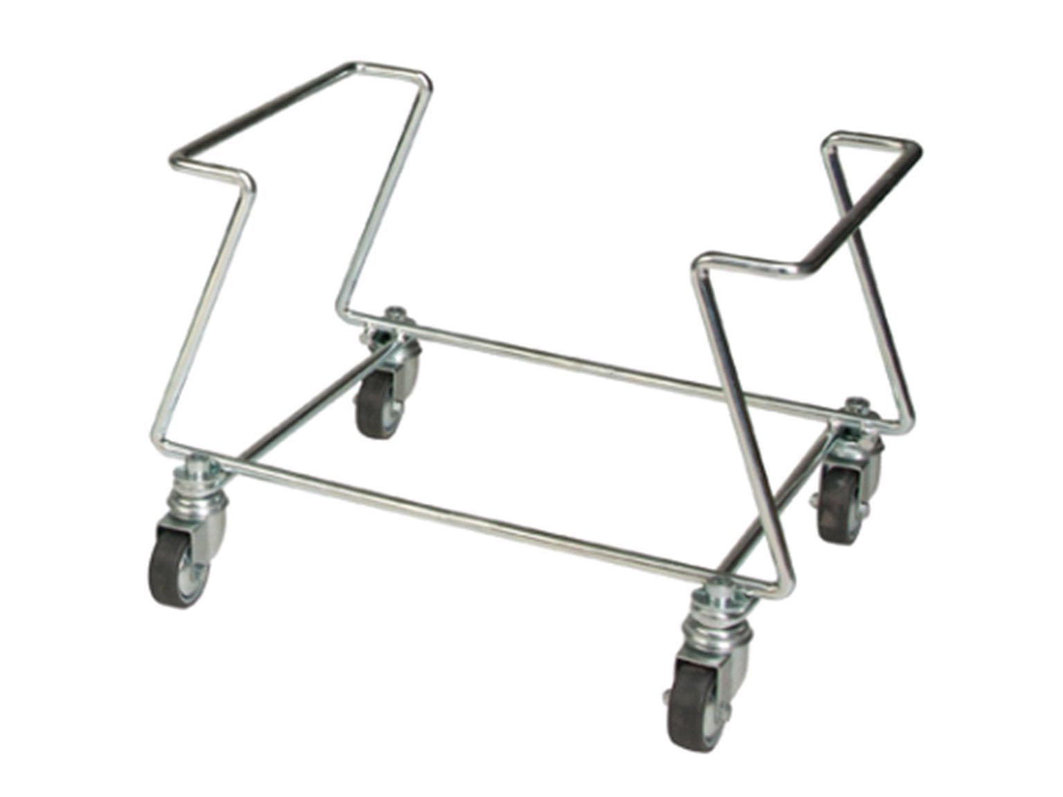 Chariot empilable pour paniers sans poignée de poussée, adapté aux paniers de courses de 28 litres