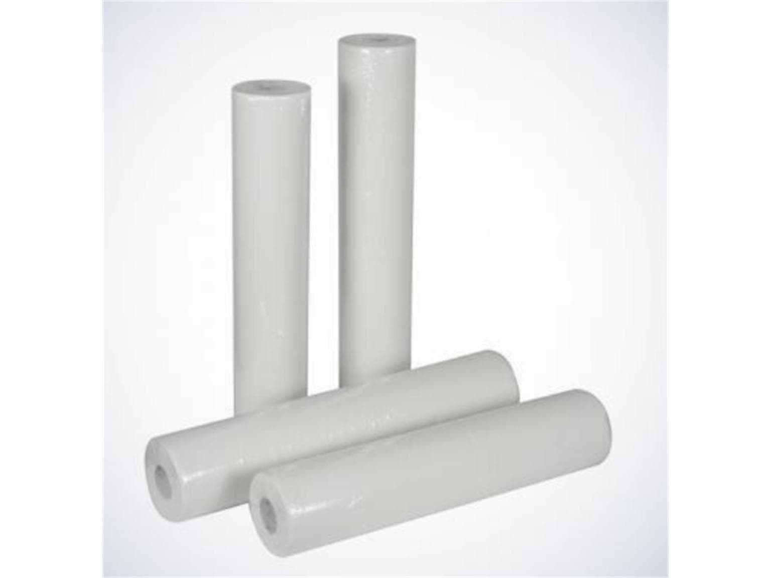 Rouleaux de housses de chaise longue 2 plis, 50 cm x 50 m, blanc, perforé