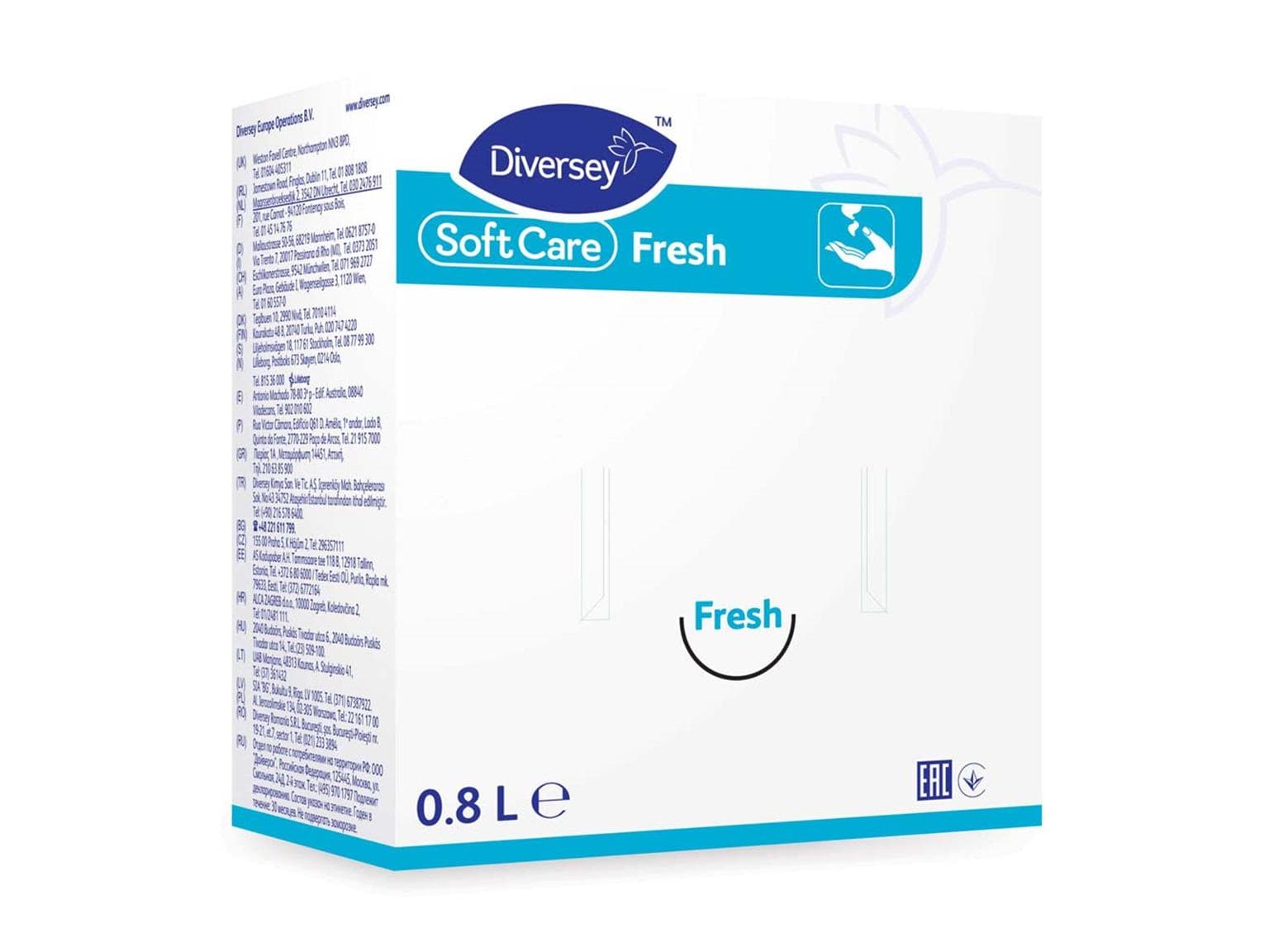 Soft Care Fresh, cartouches de recharge pour distributeurs de savon Soft Care Line