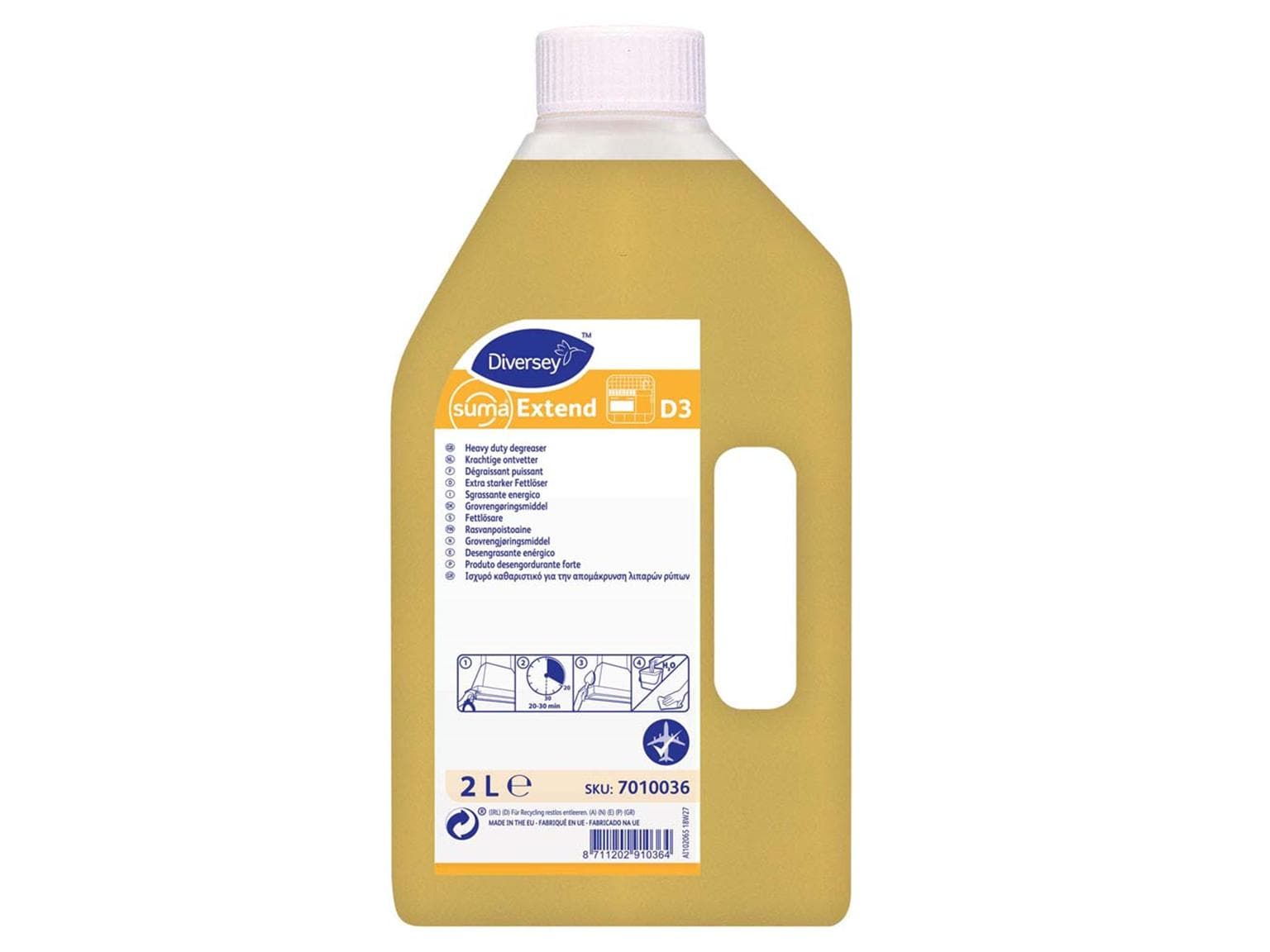Sgrassatore Sume Extend D3 pronto all'uso, extra forte, sicuro per l'alluminio