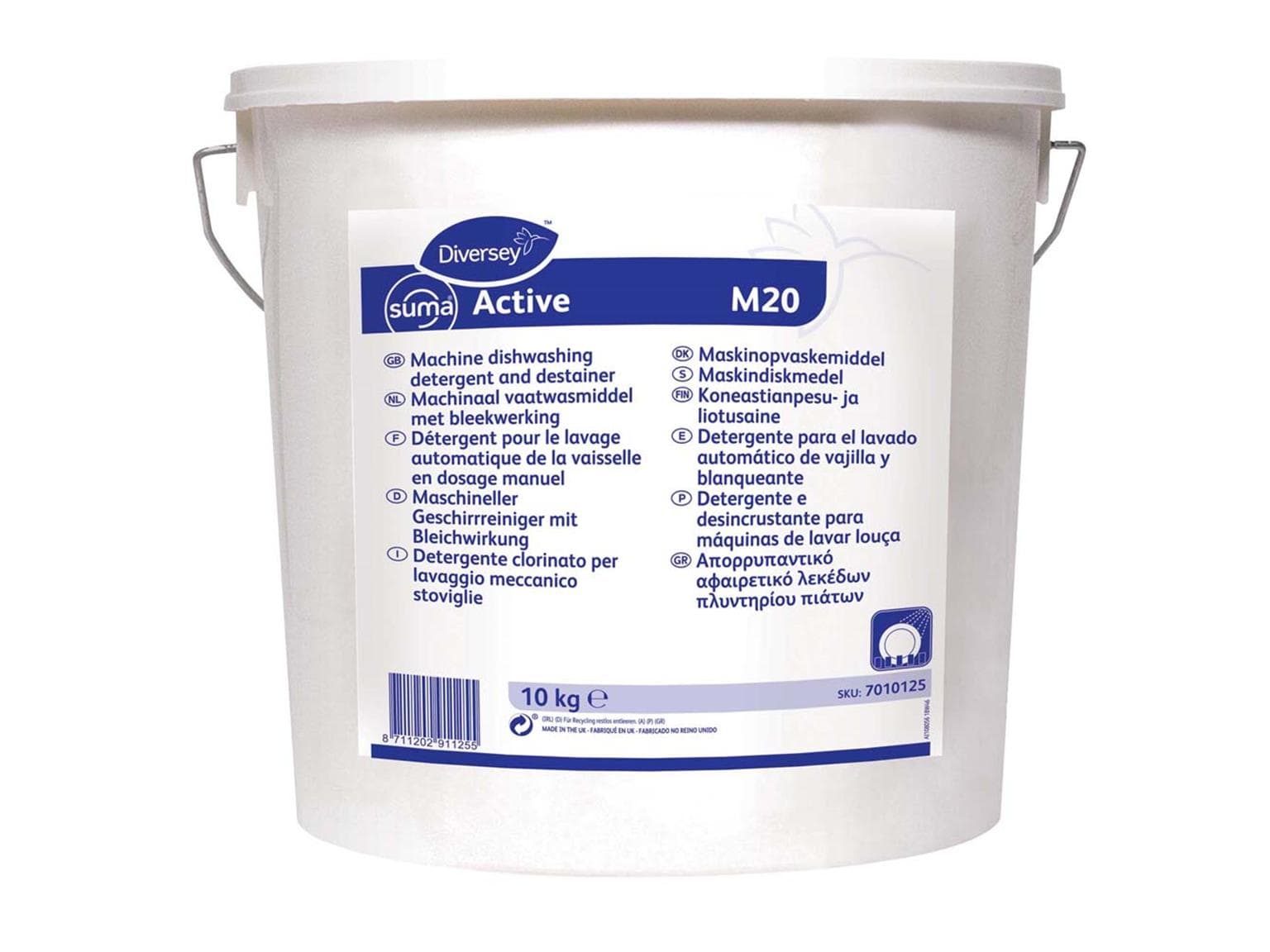 Detersivo in polvere per piatti TASKI Active M20, secchio da 10 kg
