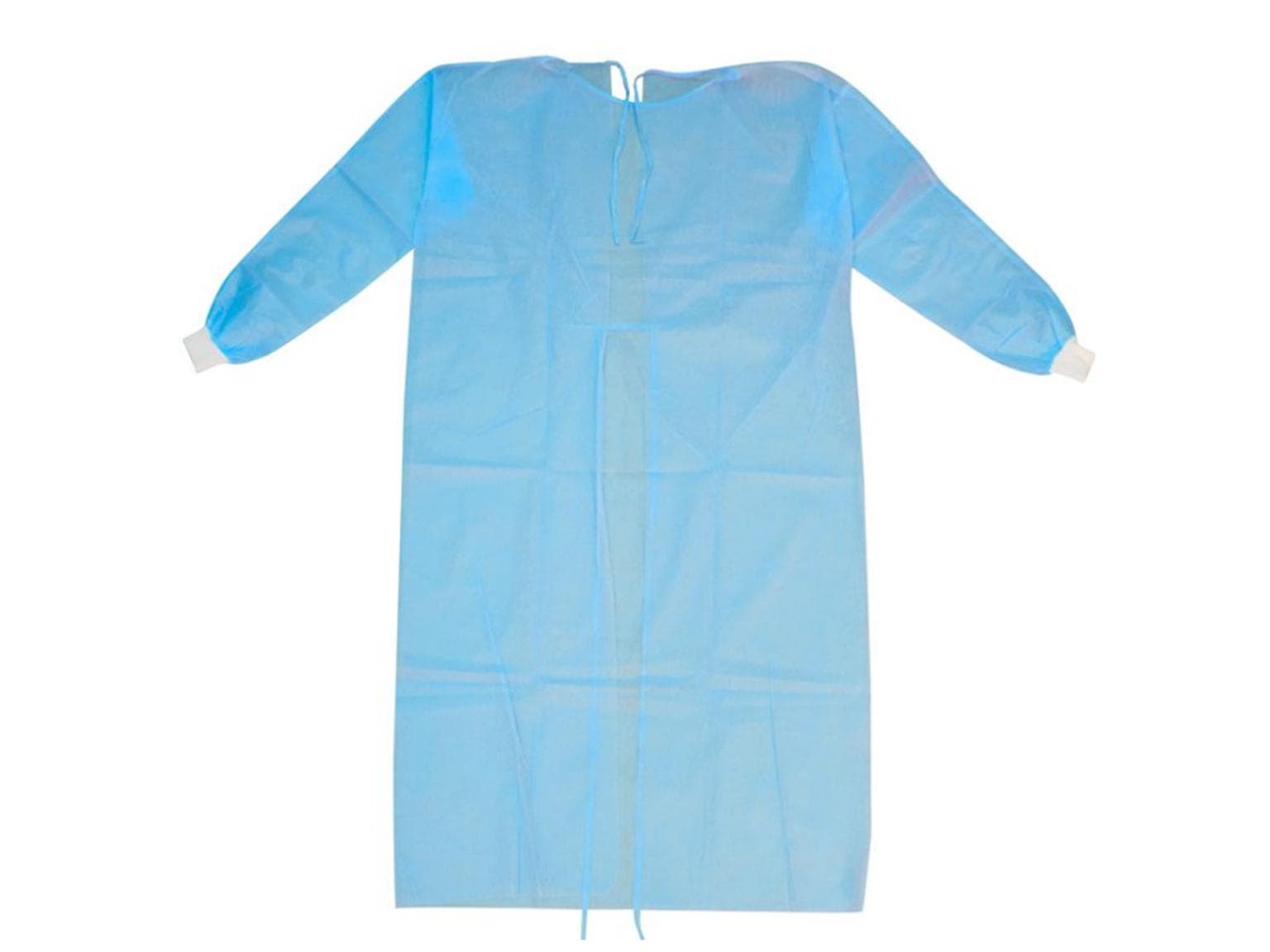 Camice protettivo monouso 139 x 139 cm, blu, maniche con polsino