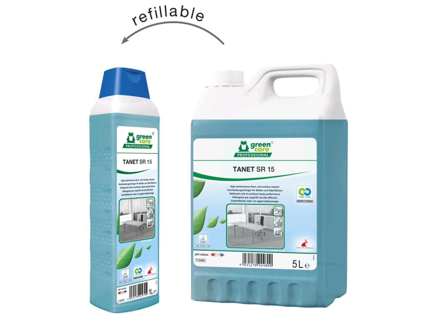TANET SR 15, nettoyant haute performance pour sols et surfaces