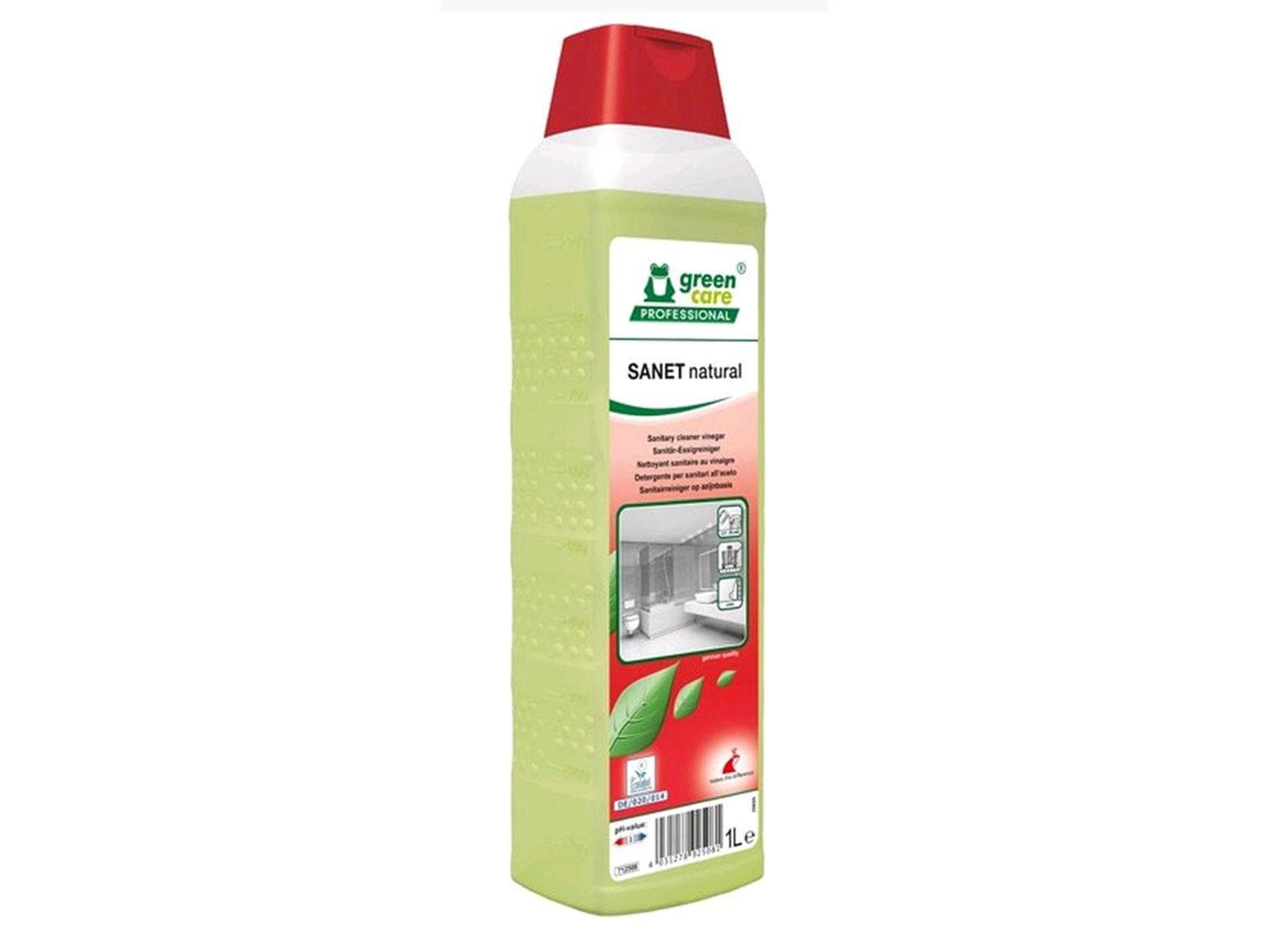 SANET detergente naturale all'aceto sanitario, efficace grazie al potere naturale dell'