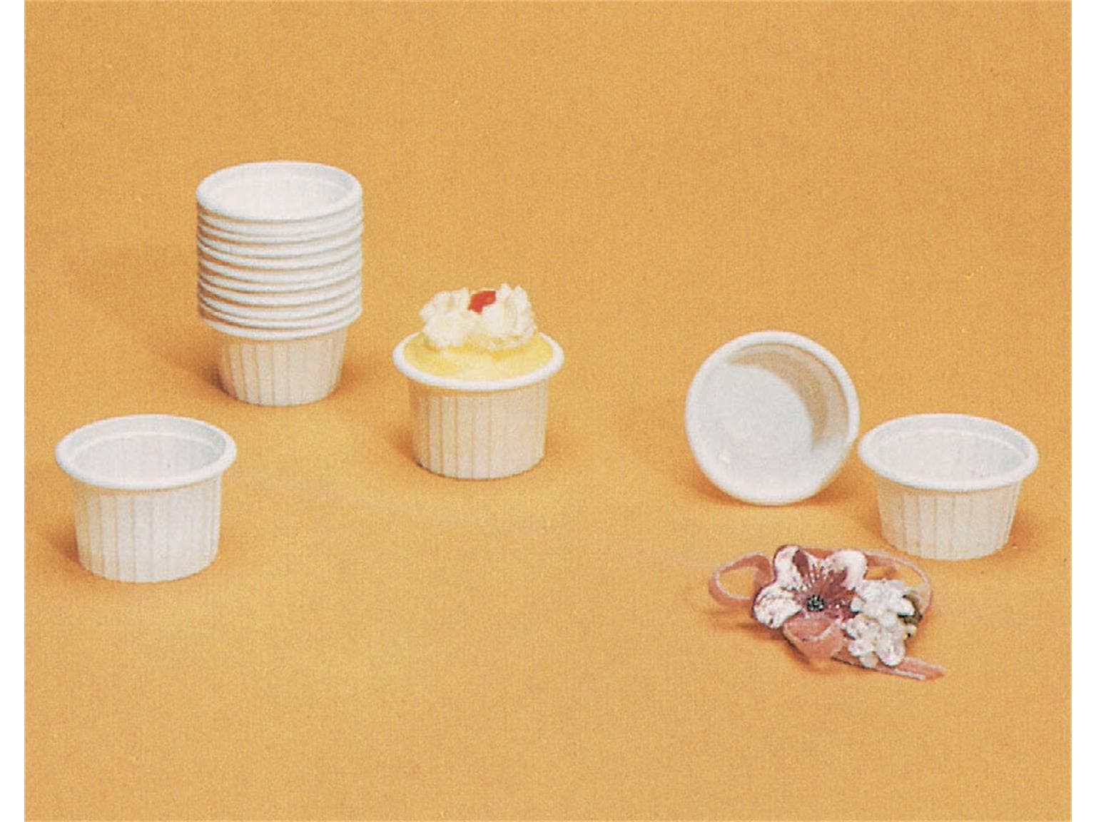 Capsule diplomatiche DIPLAST II, ø 56/43,5 mm, altezza 35 mm, bianche