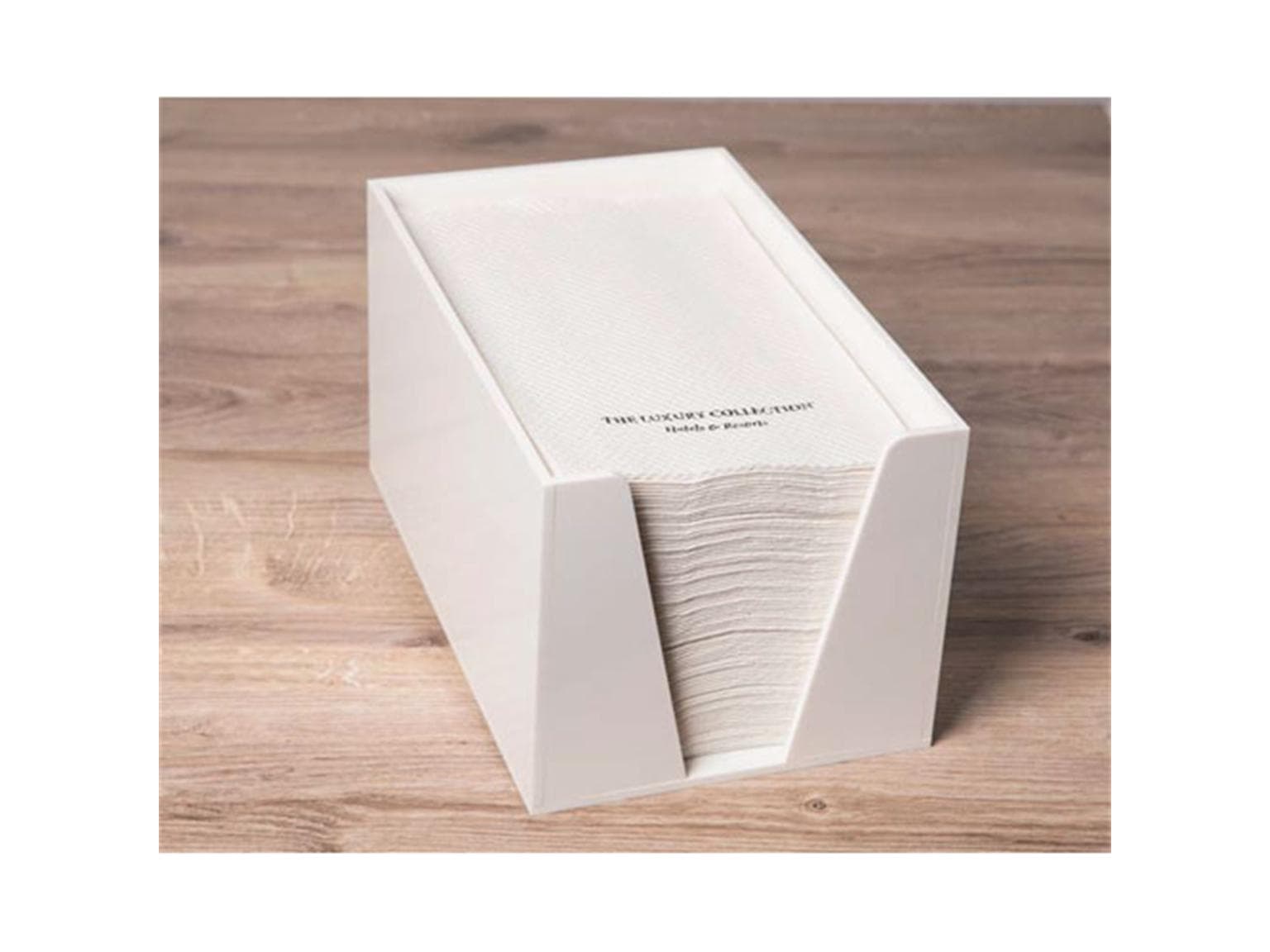 Scatola porta-asciugamani, 17x27x15 cm, per asciugamani COSA, bianco