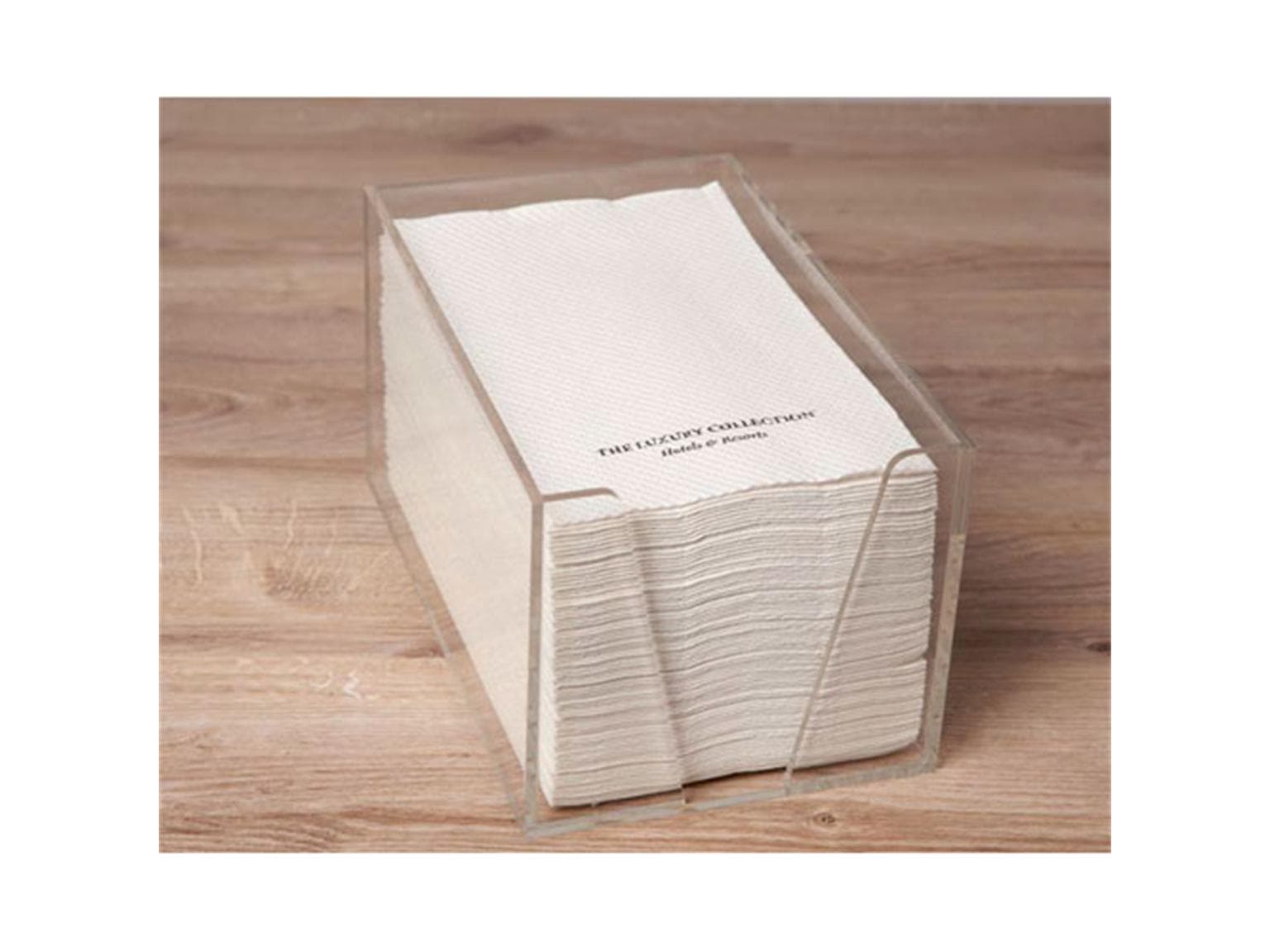 Scatola porta-asciugamani, 17x27x15 cm, per asciugamani COSA, trasparente