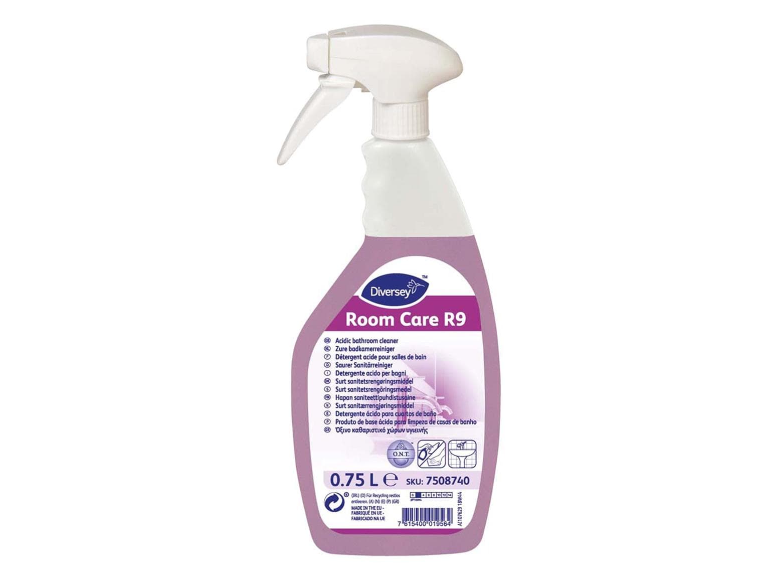 Sanitär-Unterhaltsreiniger TASKI RoomCare R9, 6 x 750ml Flasche