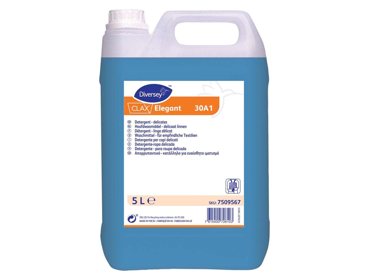 Clax Elegant 30A1, detersivo liquido enzimatico per tessuti delicati
