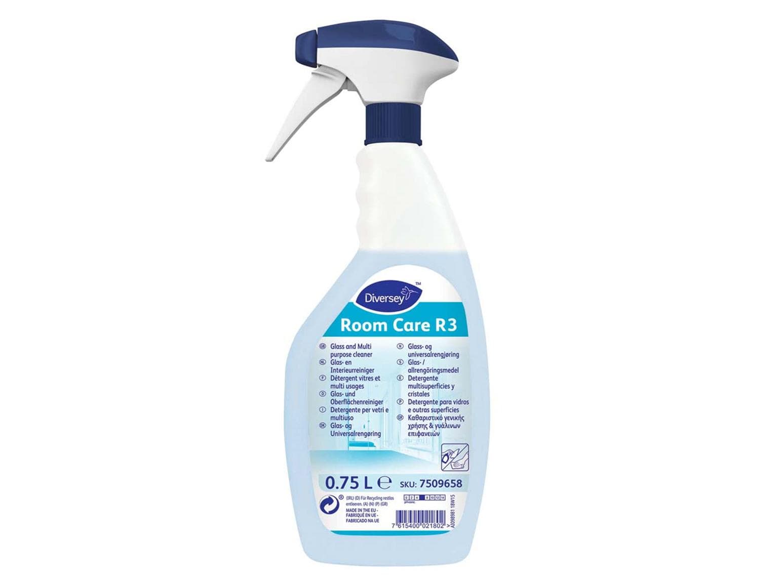 Detergente per vetri e superfici TASKI RoomCare R3, 6 flaconi da 750 ml