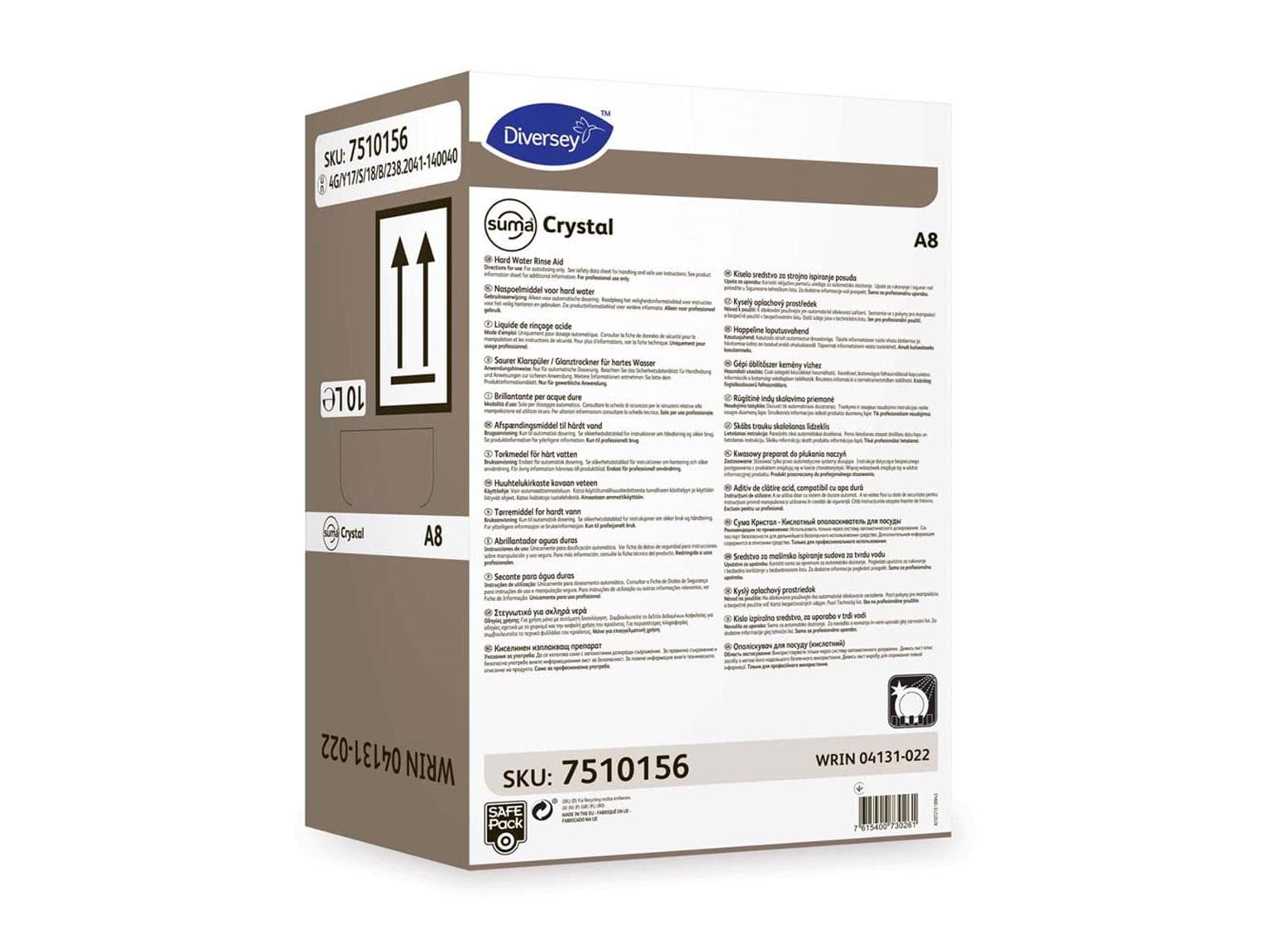 Asciugatrice lucidante TASKI Crystal A8, 10L Safepack