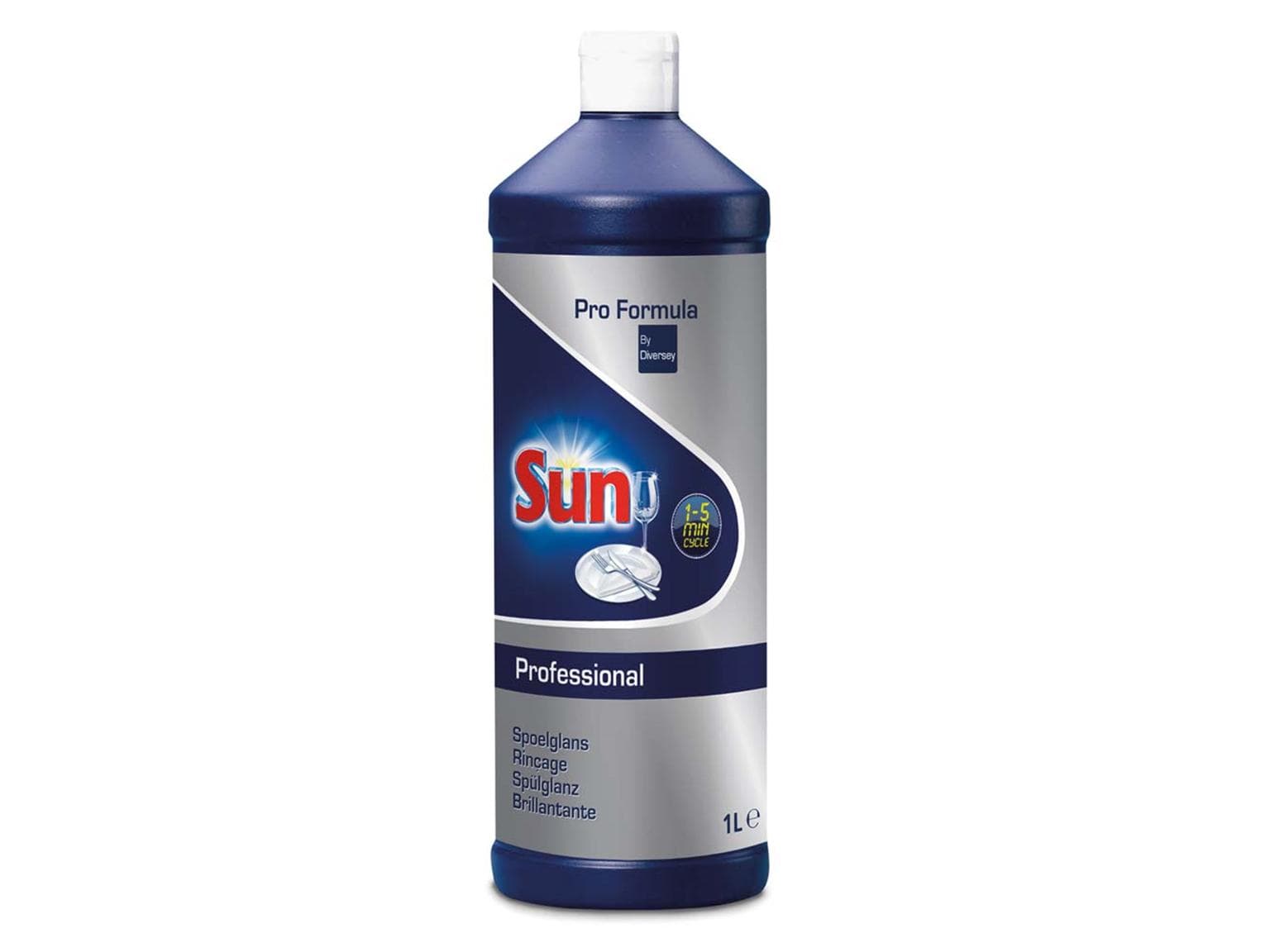 Sun Prof. Spülglanz für streifenfreies Spülgut, 6 x 1 L