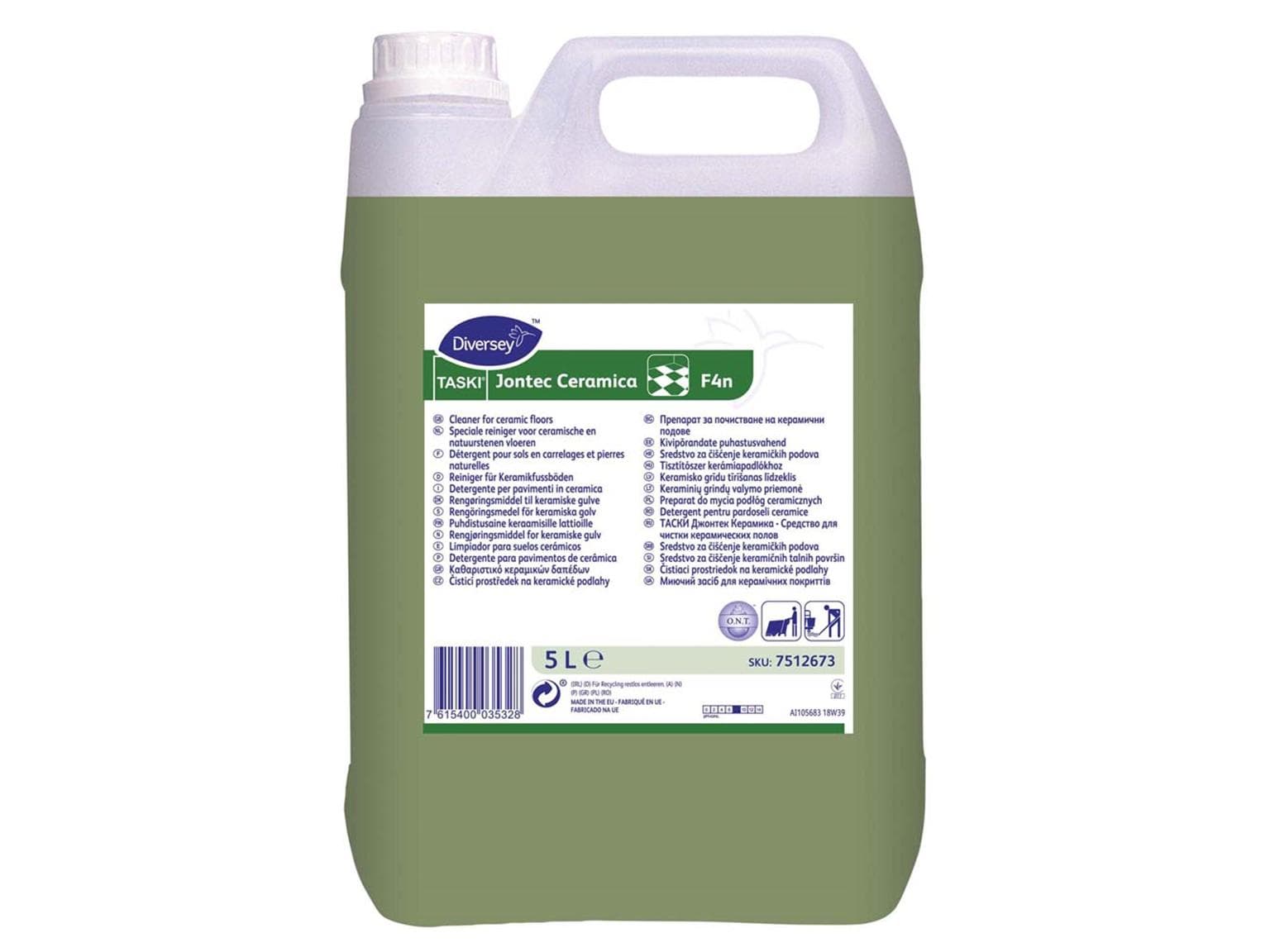 Detergente TASKI Jontec Ceramica F4n, tanica 2x5 L