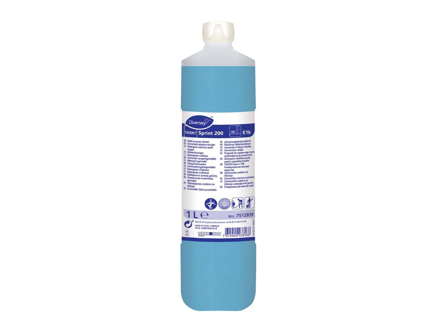Nettoyant de surface TASKI Sprint 200 E1b, 6 bouteilles de 1 L