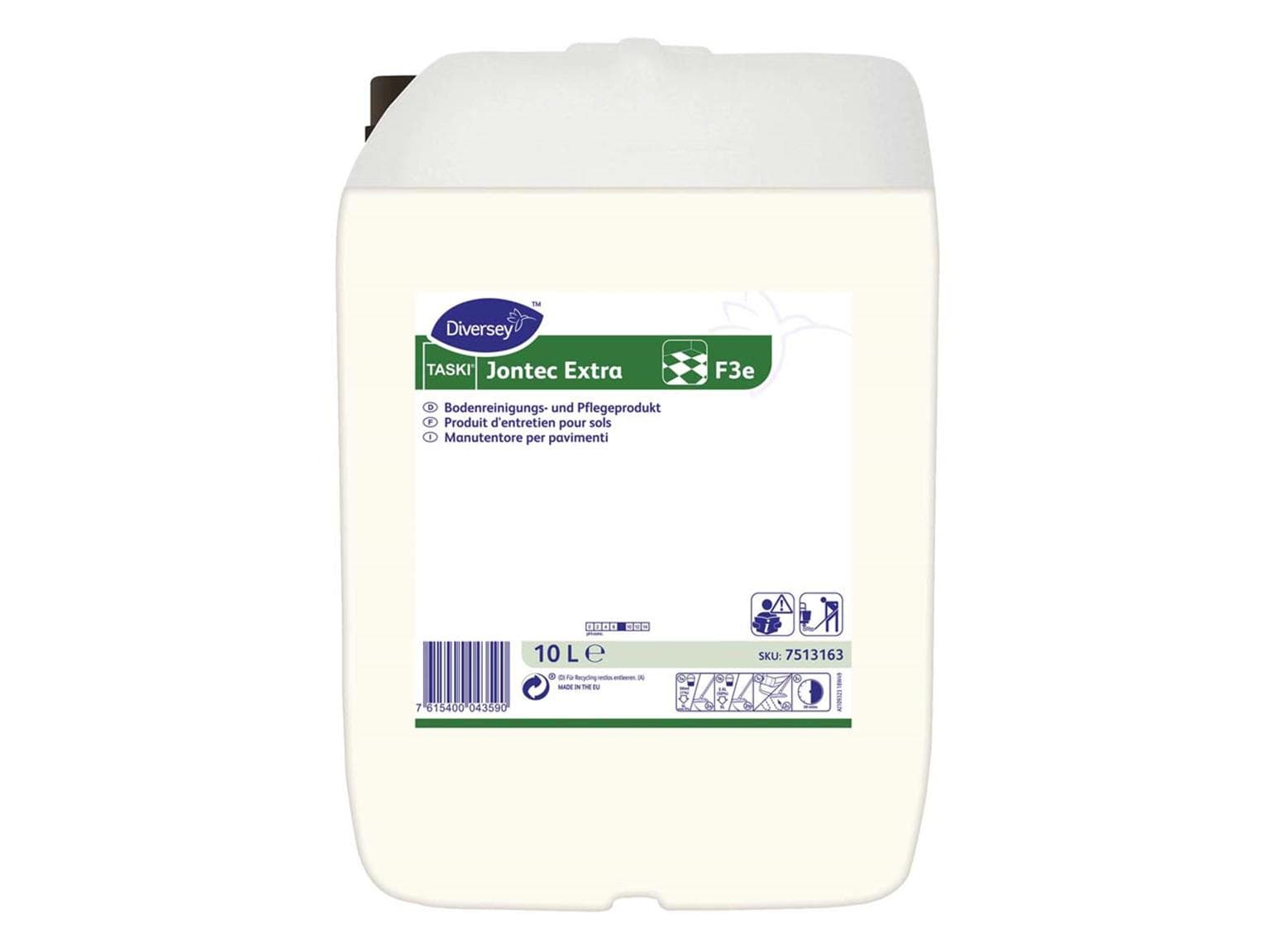 Detergente per pavimenti TASKI Jontec Extra F3e, tanica da 10 l