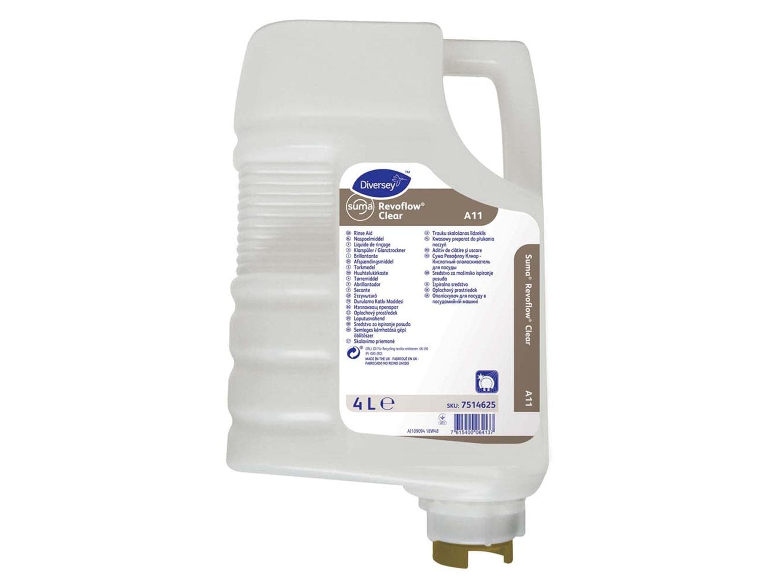 Asciugatrice lucida SUMA Revoflow Clear A11, cartuccia da 3 x 4 L