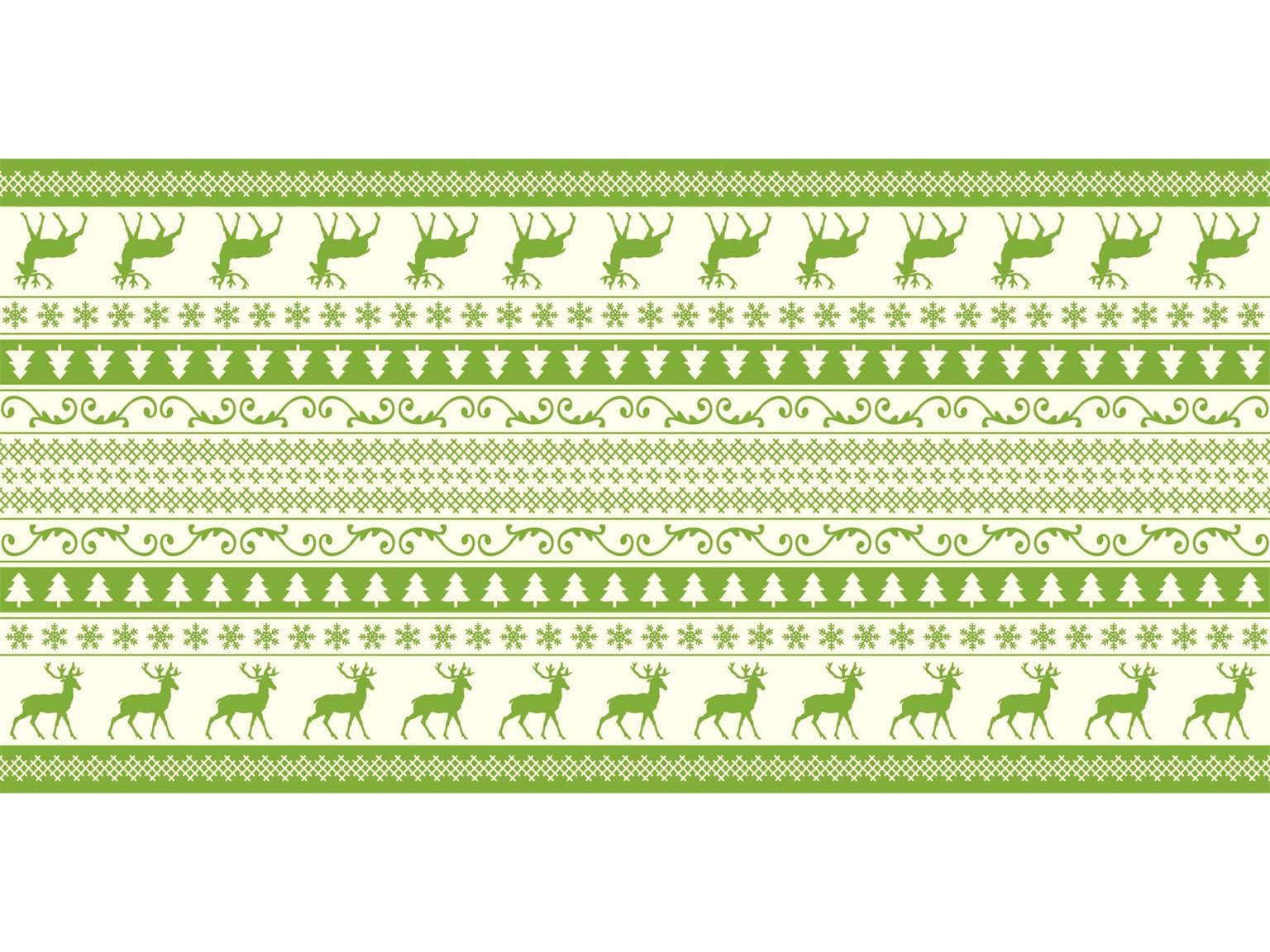 Runner da tavolo in airlaid, 40 cm x 24 m, Basti "champagne/verde"