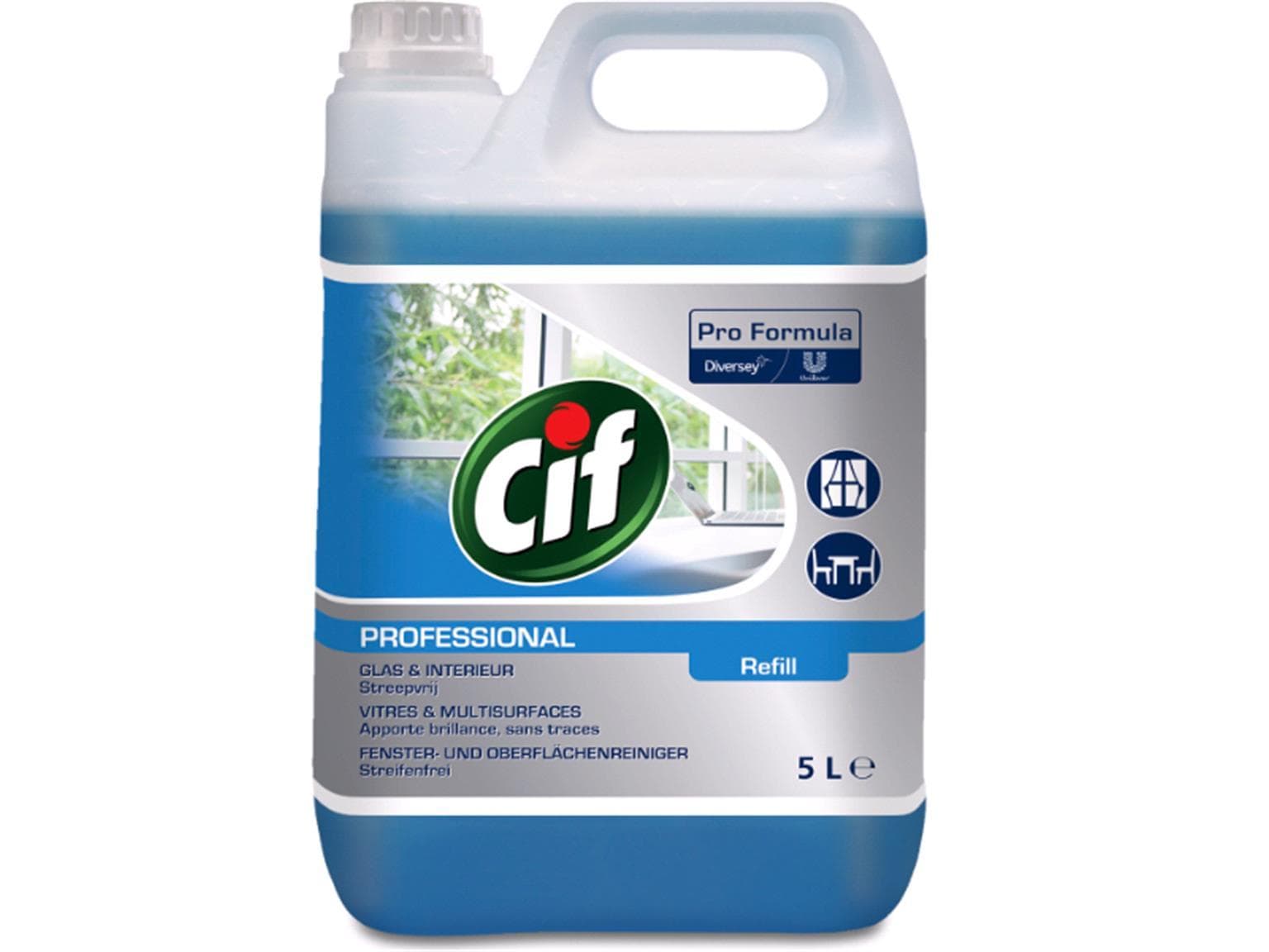 Cif Professional Window & Surface Cleaner, rimuove rapidamente