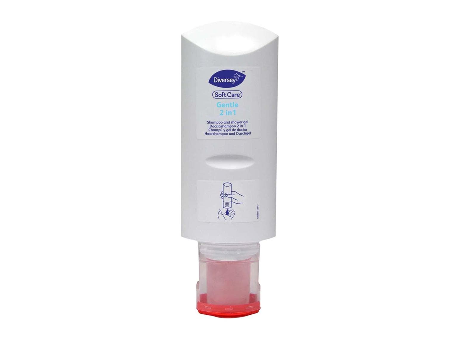 Gel douche et shampoing TASKI Soft Care Gentle 2-en-1 H6, 28 x 300 ml