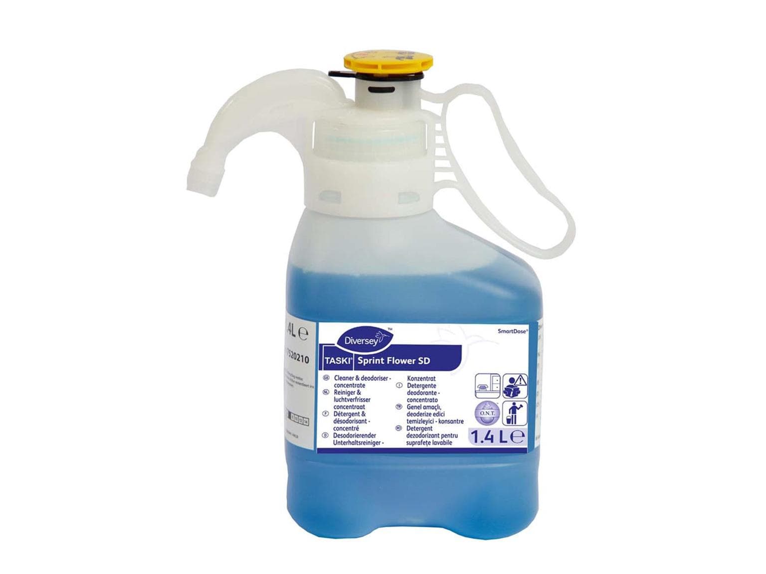 Detergente per superfici TASKI Sprint Flower SD, tanica da 1,4 l