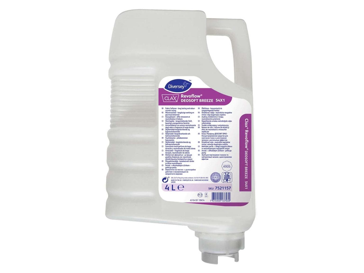 Wäscheweichspüler CLAX Revoflow Deosoft Breeze, 2 x 4L Kartusche