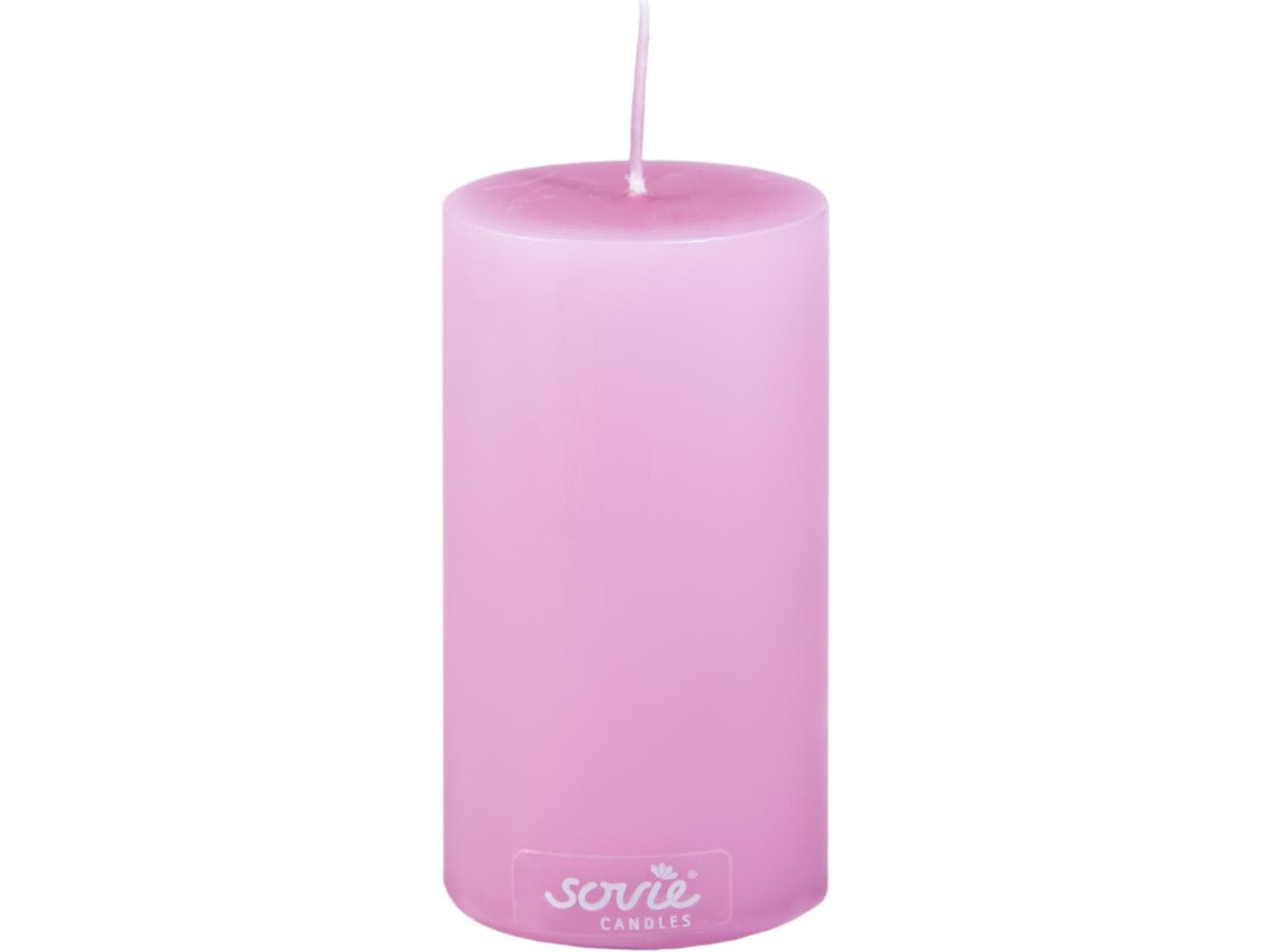 Candele a colonna, Ø 50 mm x 100 mm, viola