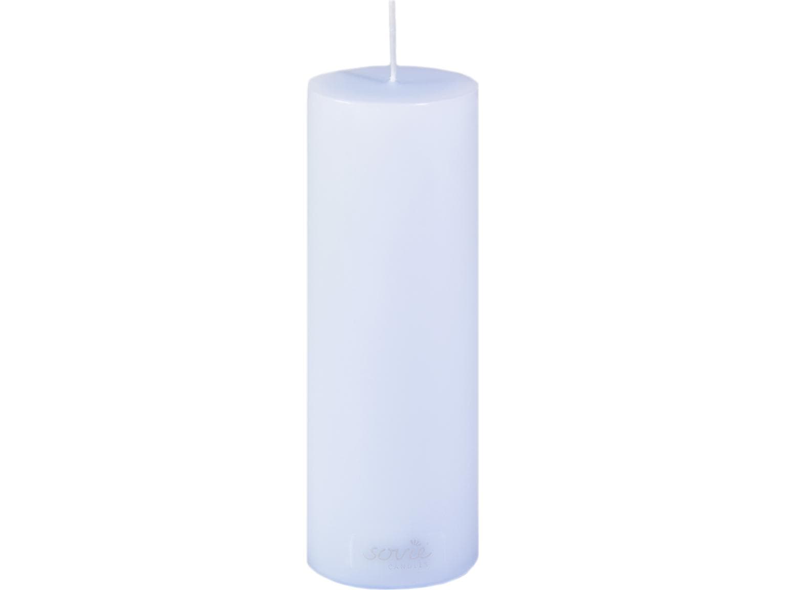 Candele a colonna, Ø 50 mm x 150 mm, azzurro