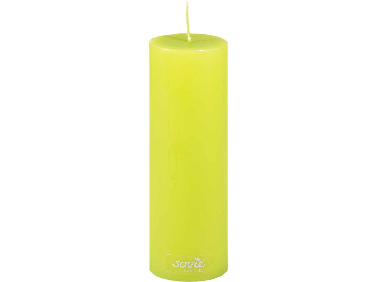 Candele a colonna, Ø 50 mm x 150 mm, kiwi