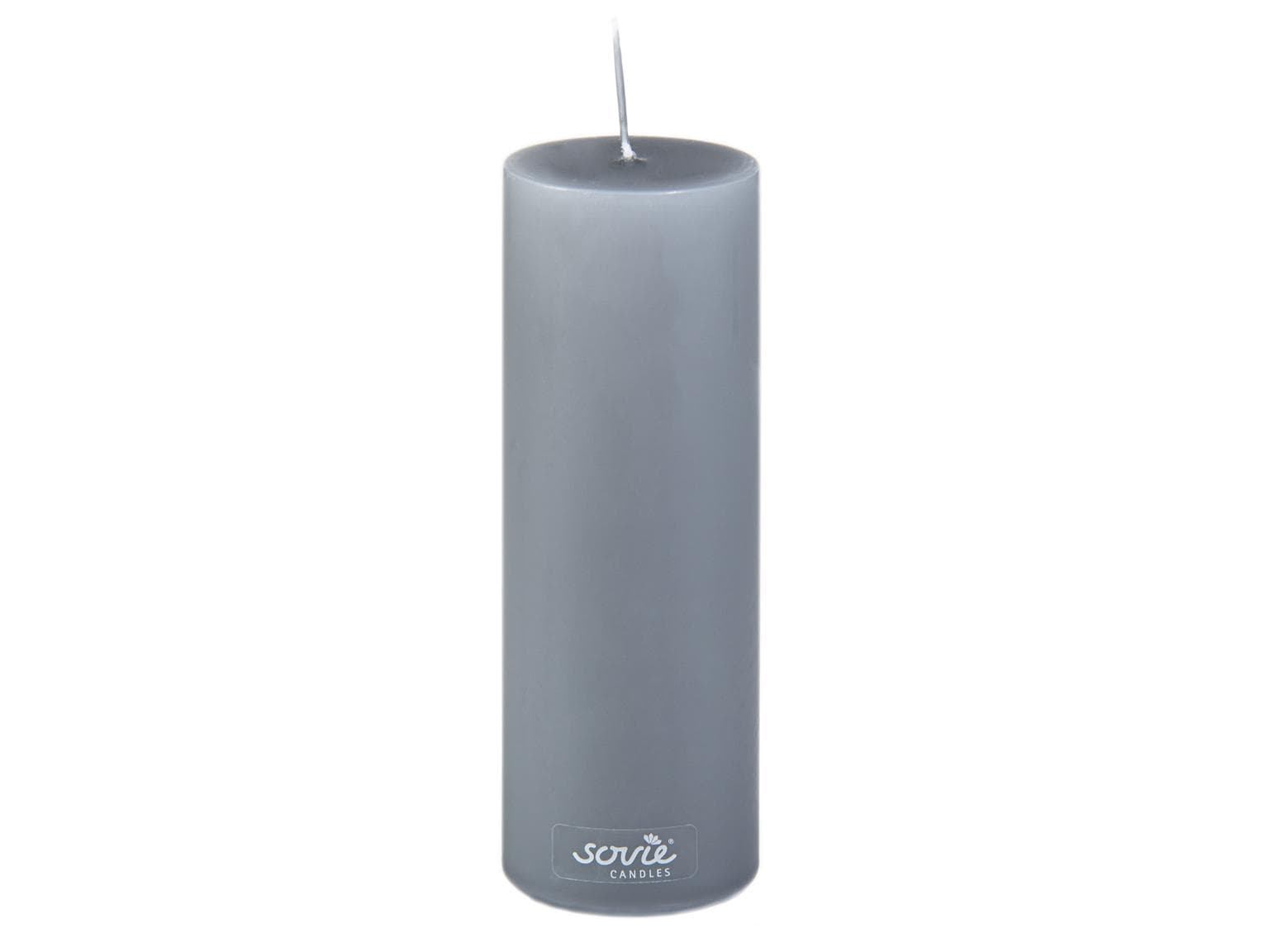 Candele a colonna, Ø 50 mm x 150 mm, grigio