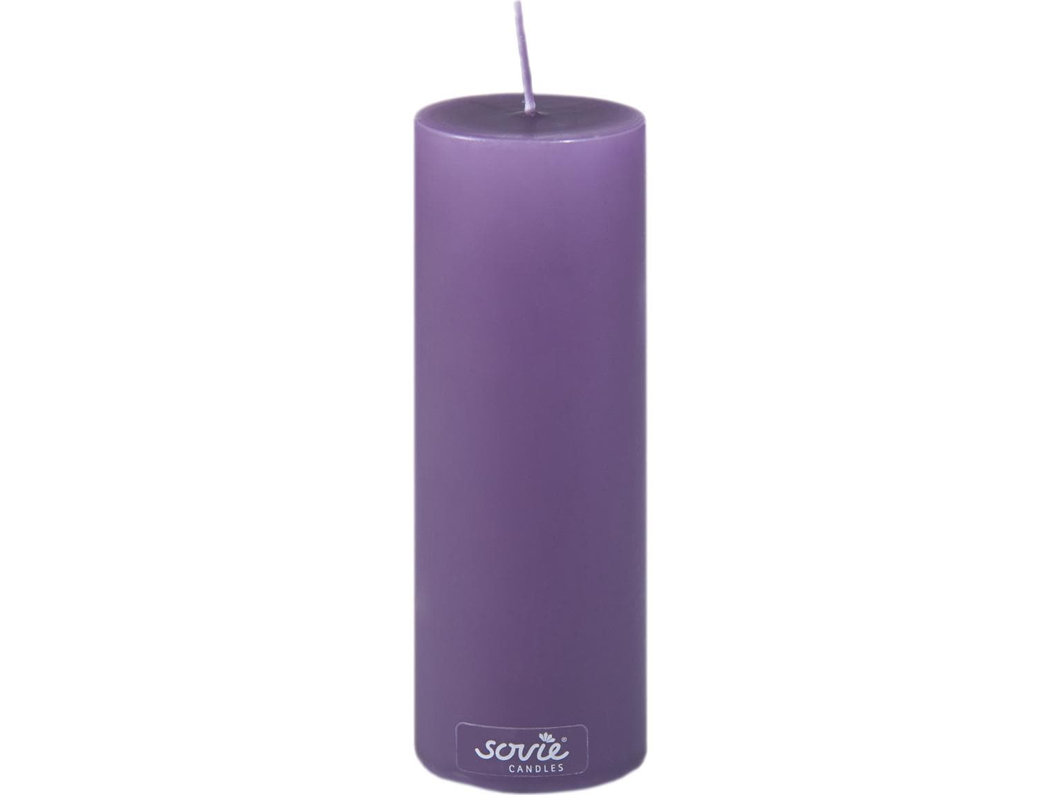 Candele a colonna, Ø 50 mm x 150 mm, melanzana