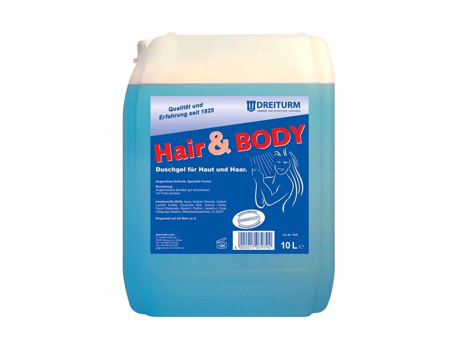 Docciaschiuma HAIR & BODY, per corpo e capelli, pH neutro, extra delicato