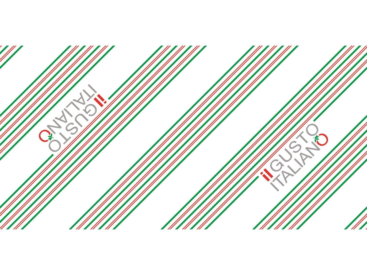 Runner da tavolo in airlaid, 40 cm x 24 m, "IL GUSTO ITALIANO"