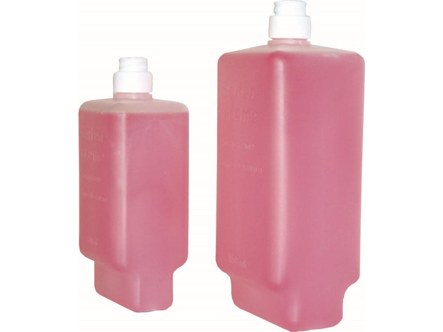 Savon crème rosé doux, cartouches de 950 ml, doux pour la peau, excellent pouvoir lavant,