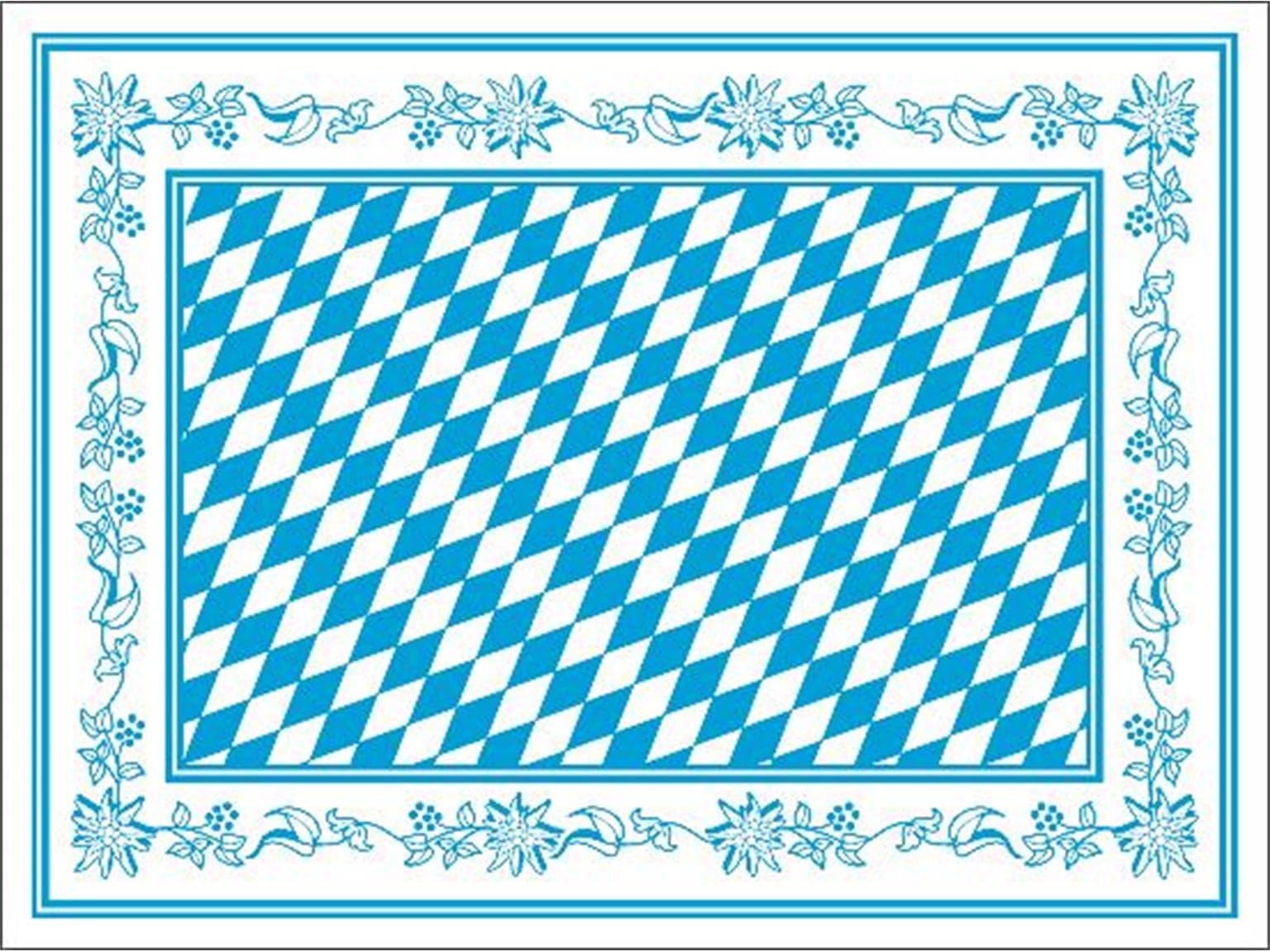 Set de table en papier, 40 x 30 cm, losanges « BAVARIA »