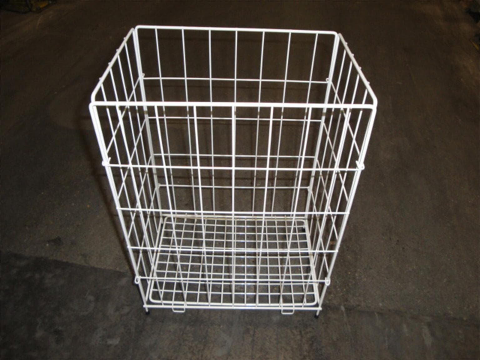 Cestino in rete metallica piccolo 315 x 220 x 430 mm pieghevole, confezionato singolarmente