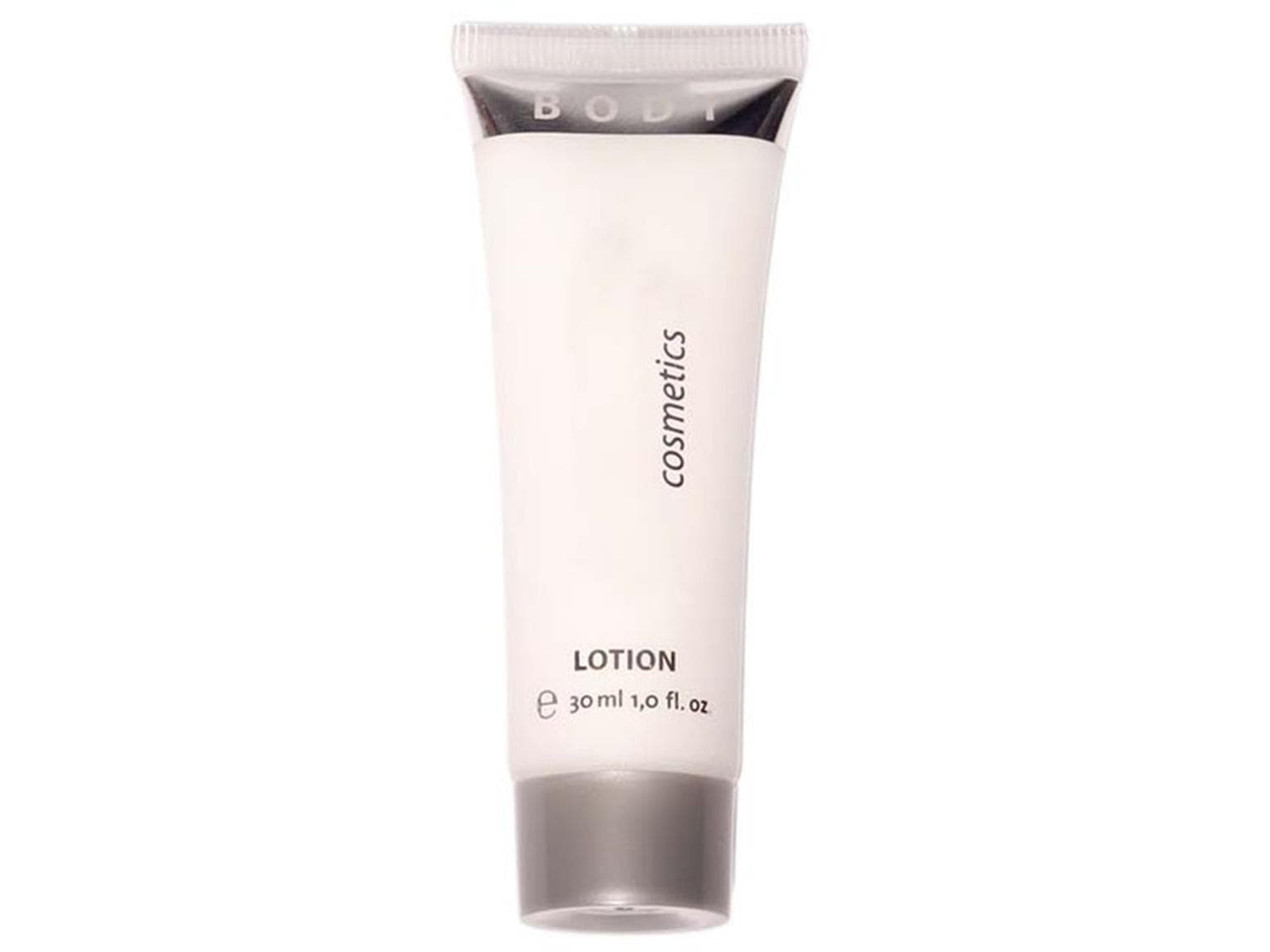 Lait corporel 30 ml en tube « Laura Kayal » avec bouchon à vis argenté