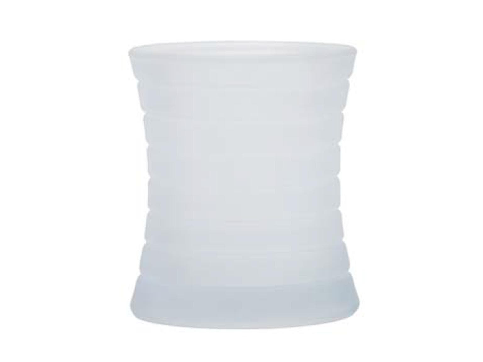 Verre à bougie, 80 x 100 mm, courbe laiteuse