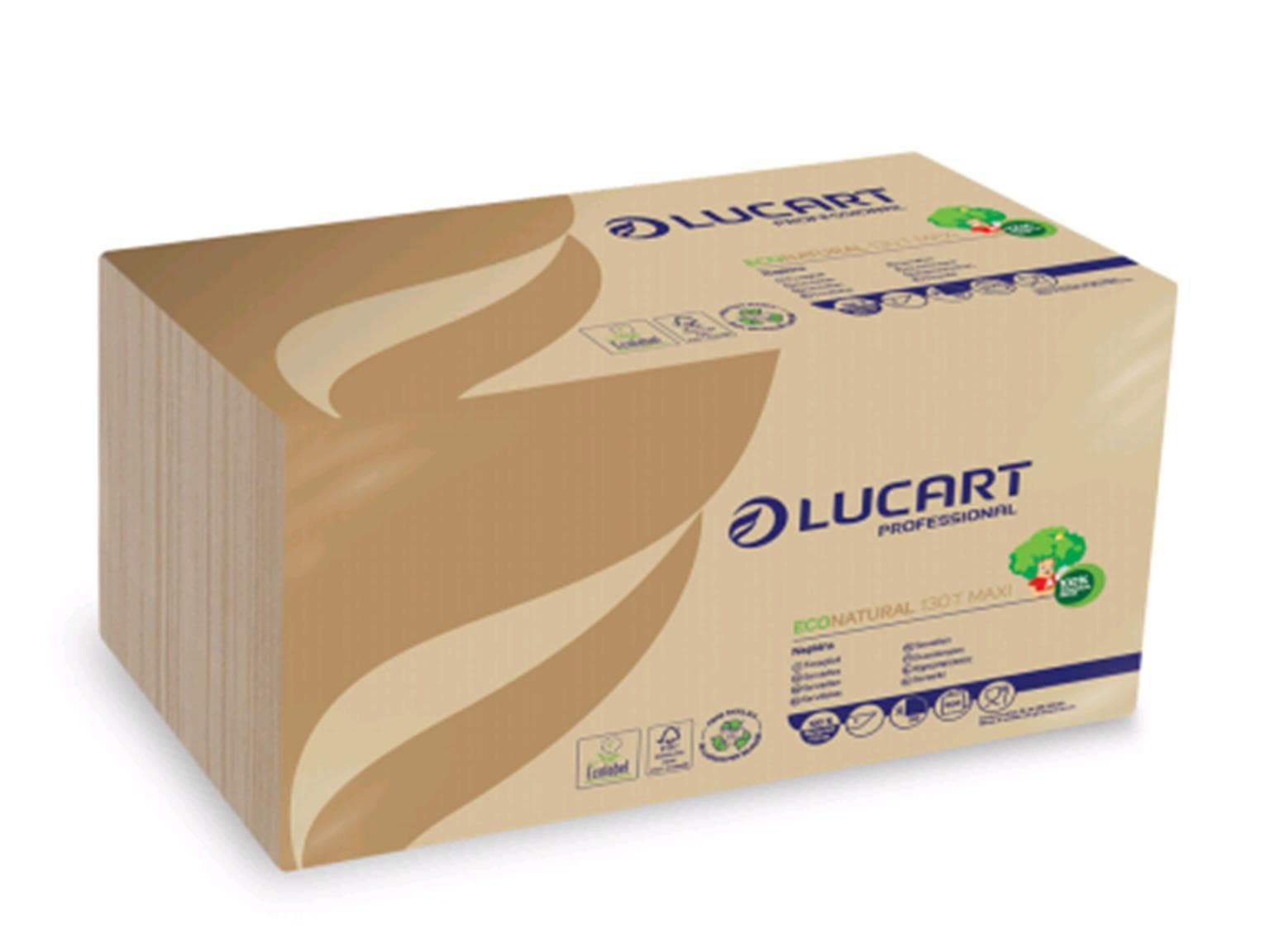 Tovaglioli dispenser, ECO Natural, 30 x 30 cm, 1 velo