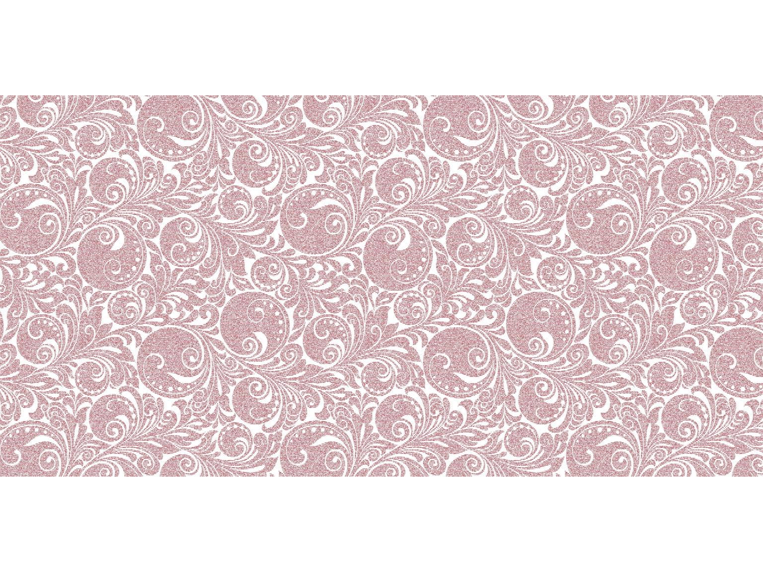 Runner da tavolo in airlaid, 40 cm x 24 m, Jordan "bianco/bordeaux"