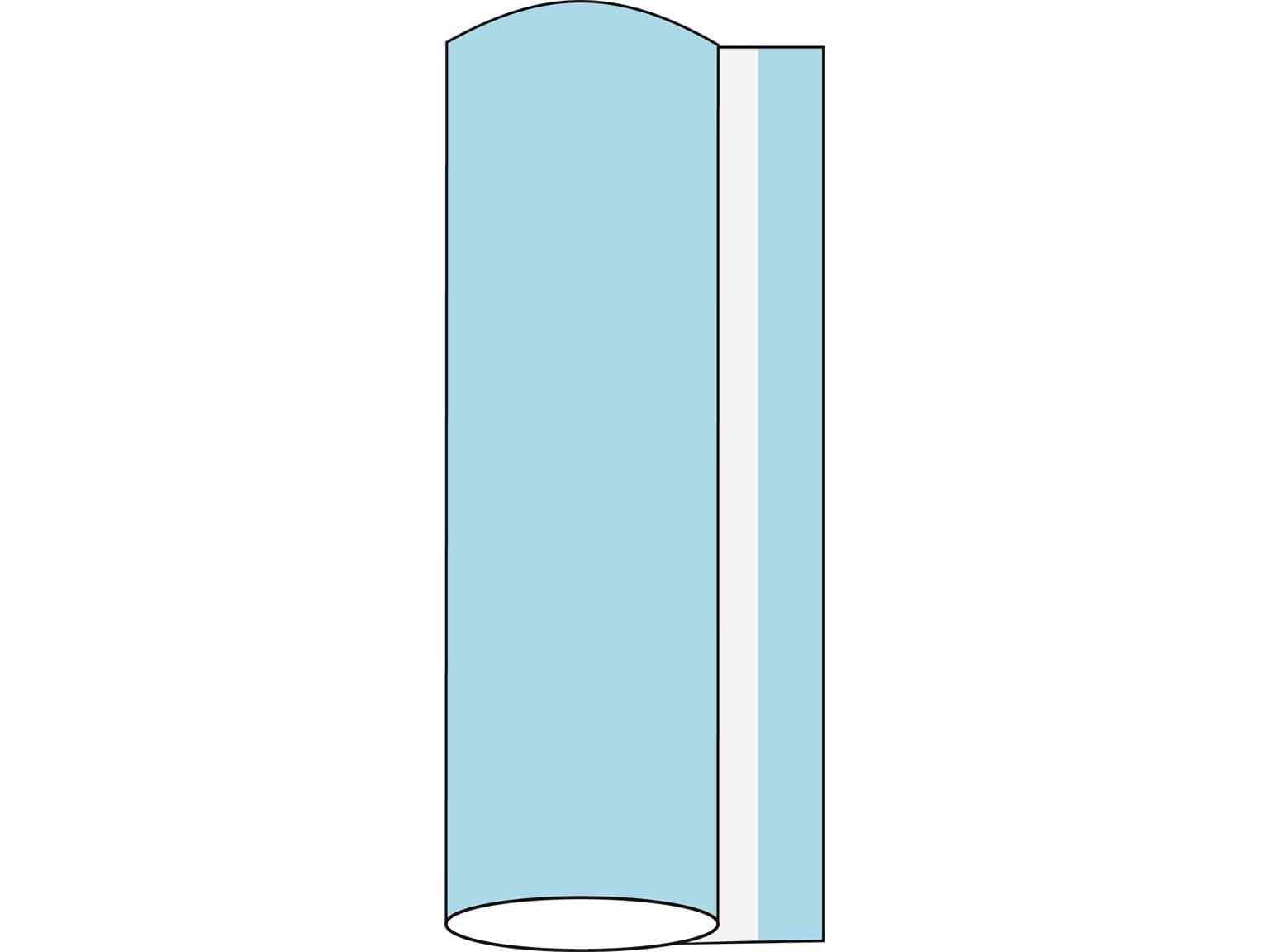 Rouleaux de nappe Airlaid, 120 cm x 25 m, ciel