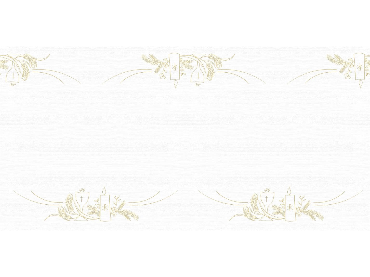 Runner da tavolo in airlaid, 40 cm x 24 m, "COMMUNIONE" grigio/oro