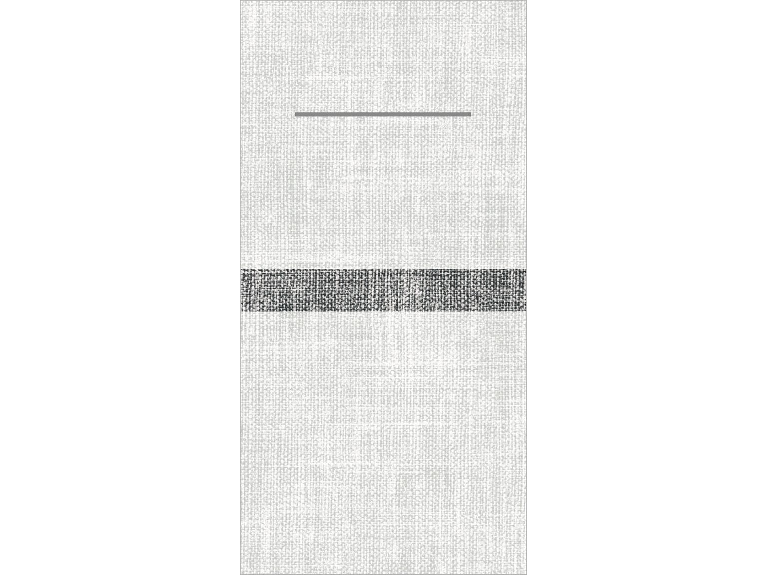 Tovagliolo monouso Airlaid, 40 x 40 cm, piega 1/8, "JOE" grigio chiaro/nero