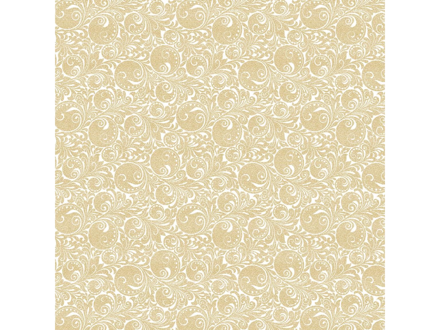 Nappes Airlaid, 80 x 80 cm, pliées en 8, Jordan « blanc/or »