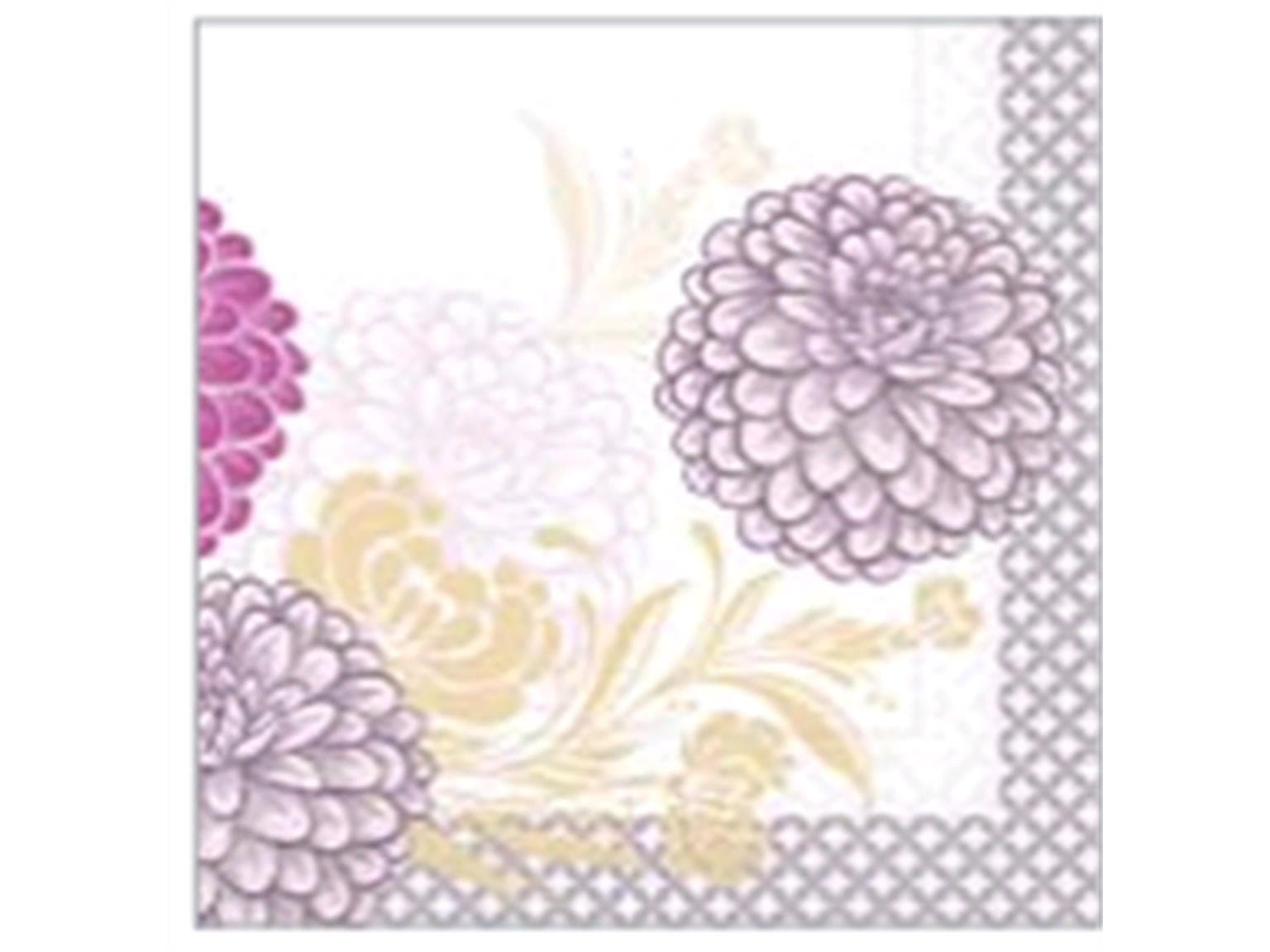 Tovaglioli in carta velina 3 veli, 33 x 33 cm, piegati 1/4, viola "CLARISSA"