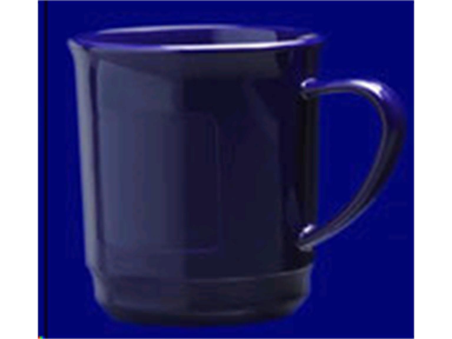 Tazza per vin brulé 0,2 l SAN, colore blu, infrangibile, lavabile in lavastoviglie,