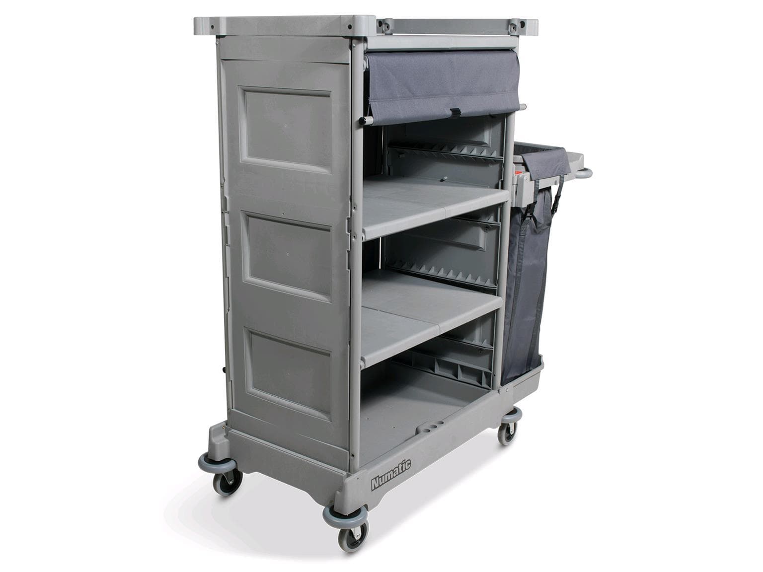 Carrello per hotel Numatic NKT1 grande, per lo smaltimento efficiente della biancheria e