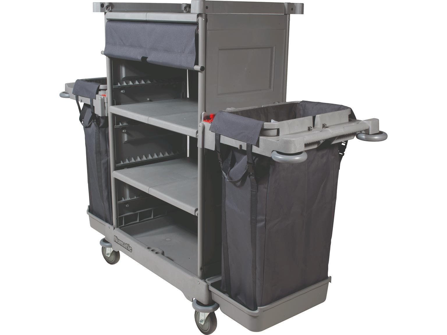 Carrello per hotel Numatic NKT2 grande, per lo smaltimento efficiente della biancheria e