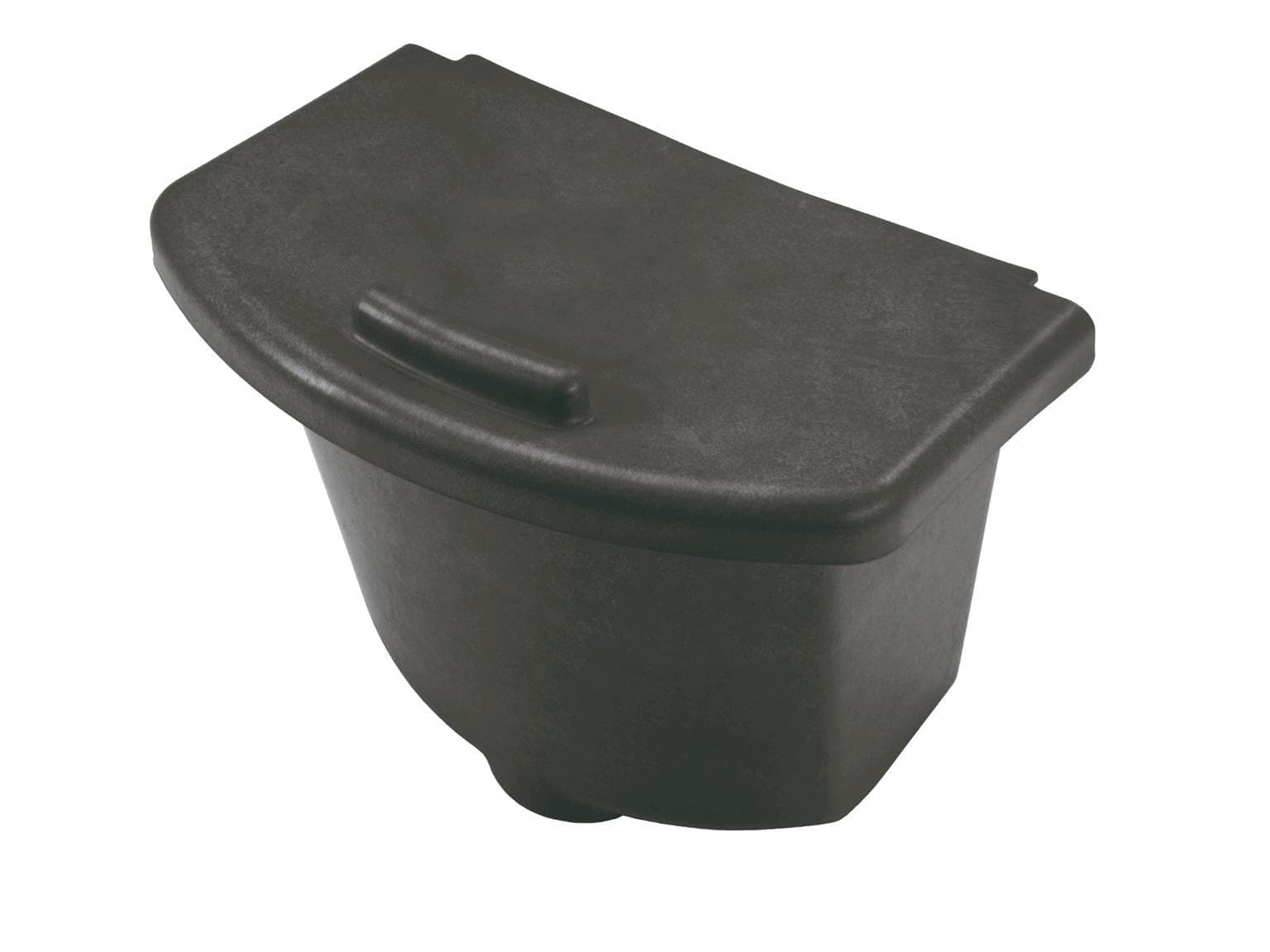 Poubelle 30 litres avec couvercle, graphite