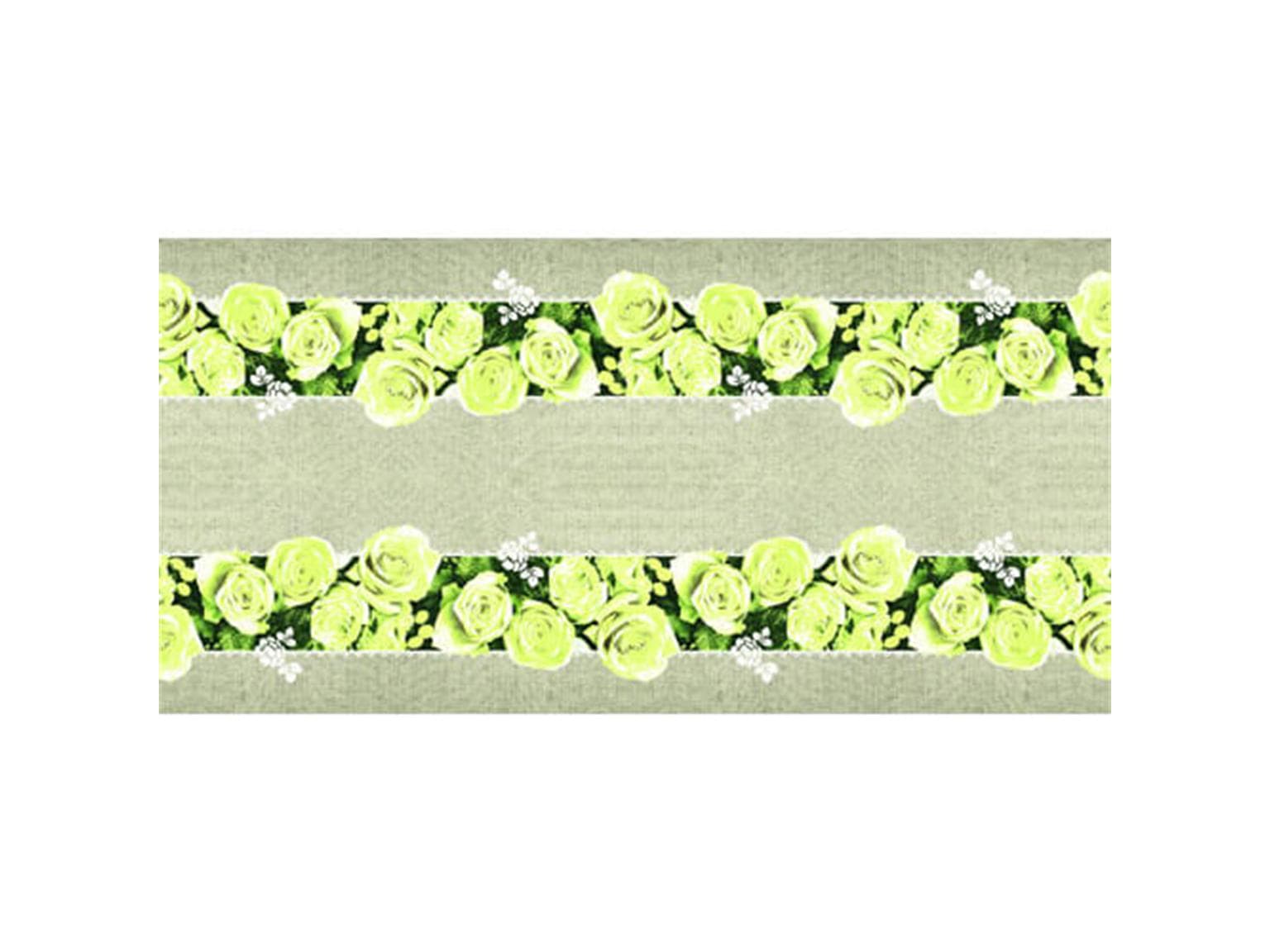 Runner da tavolo in airlaid, 40 cm x 24 m, Lovely Roses (giallo)